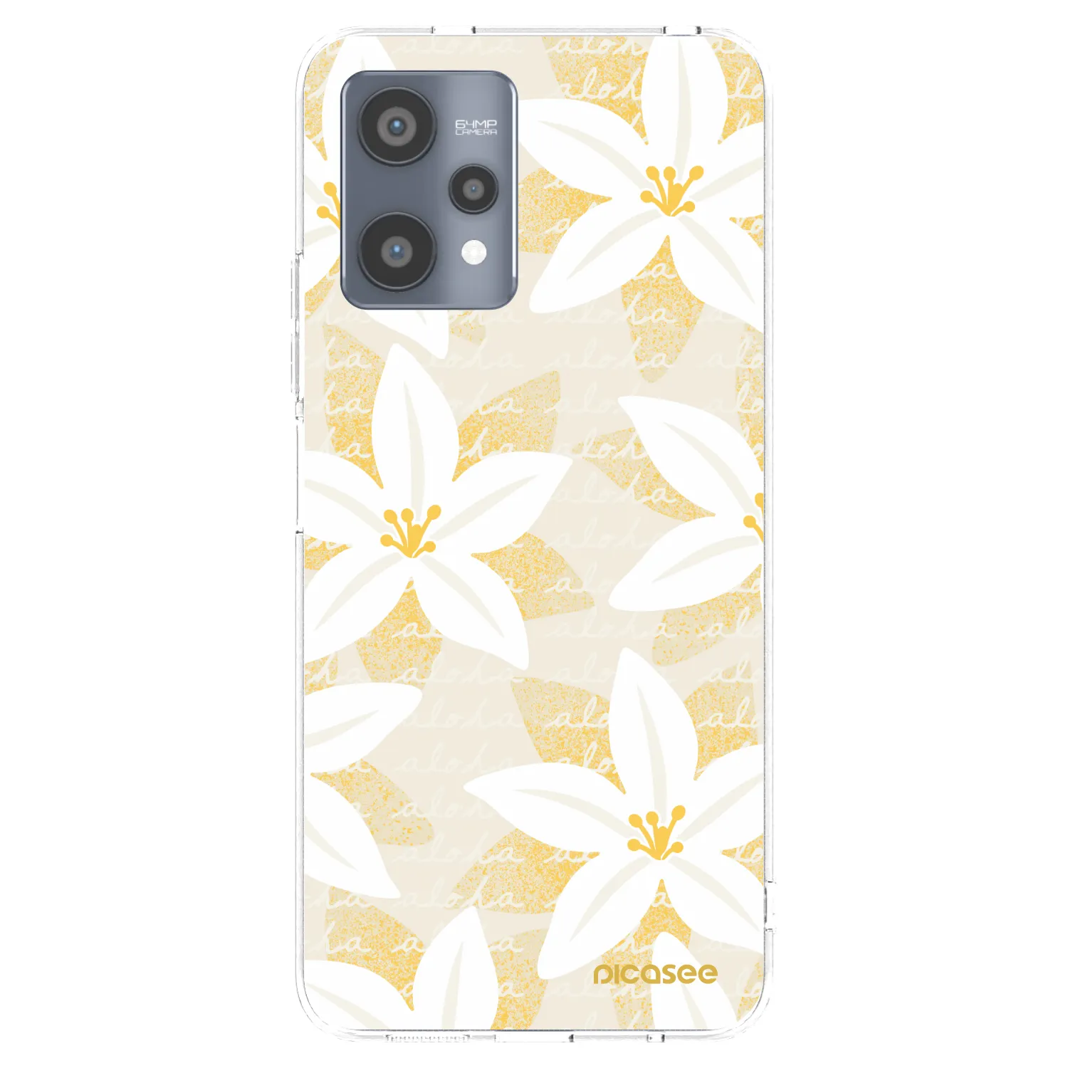 Picasee silikonowe przeźroczyste etui na Realme 9 Pro 5G - Island Leave
