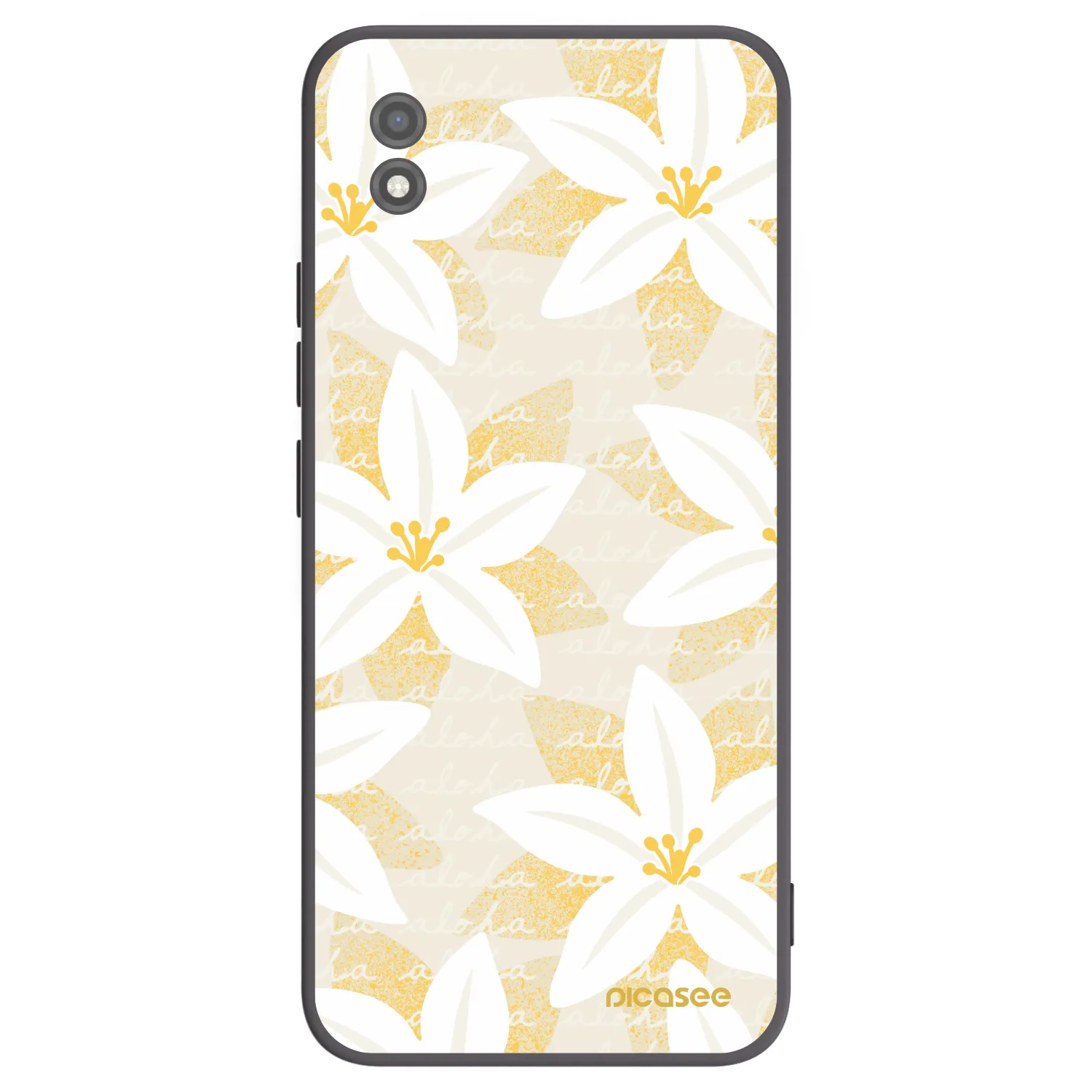 Picasee silikonowe czarne etui na Realme C11 (2021) - Island Leave
