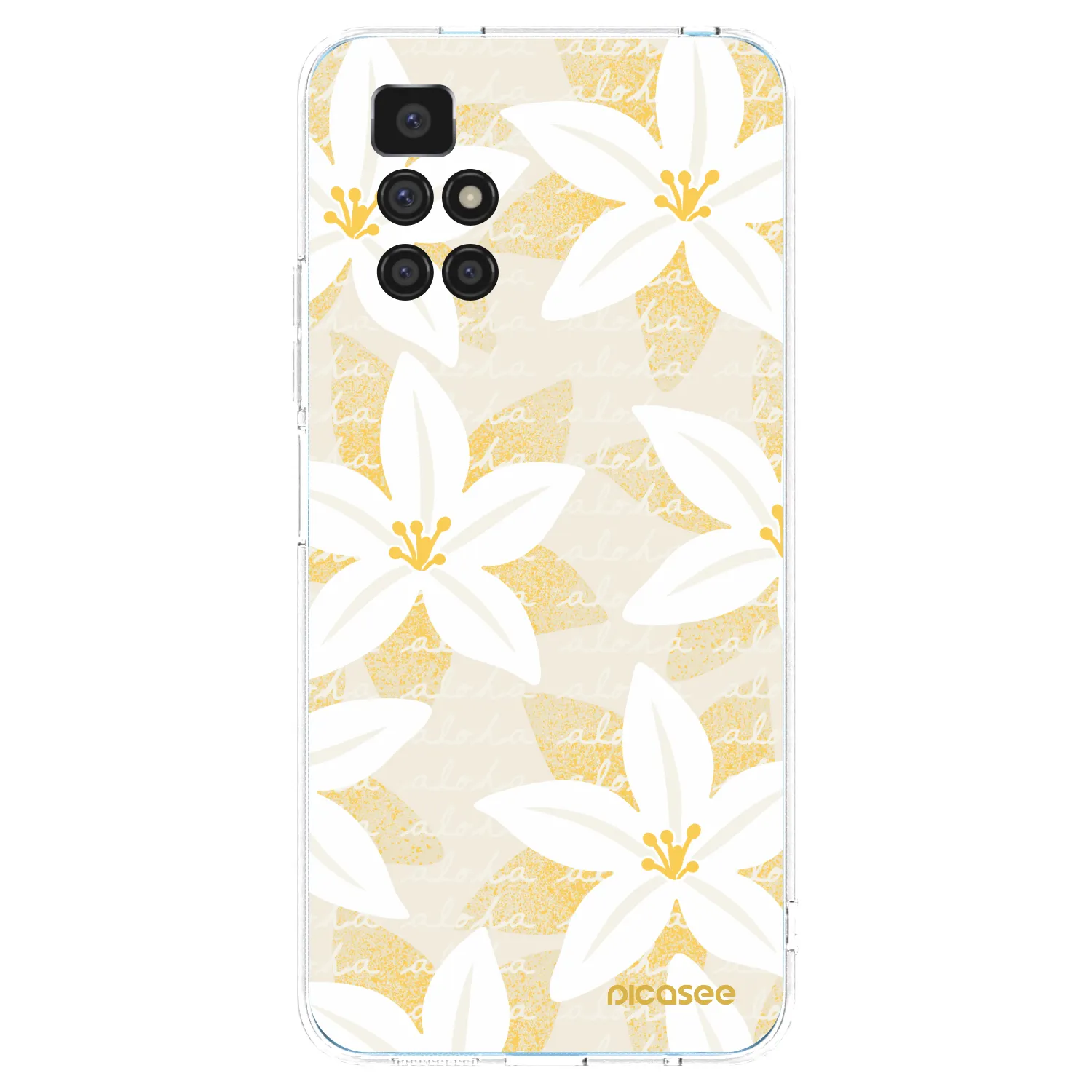 Picasee silikonowe przeźroczyste etui na Xiaomi Redmi 10 (2022) - Island Leave