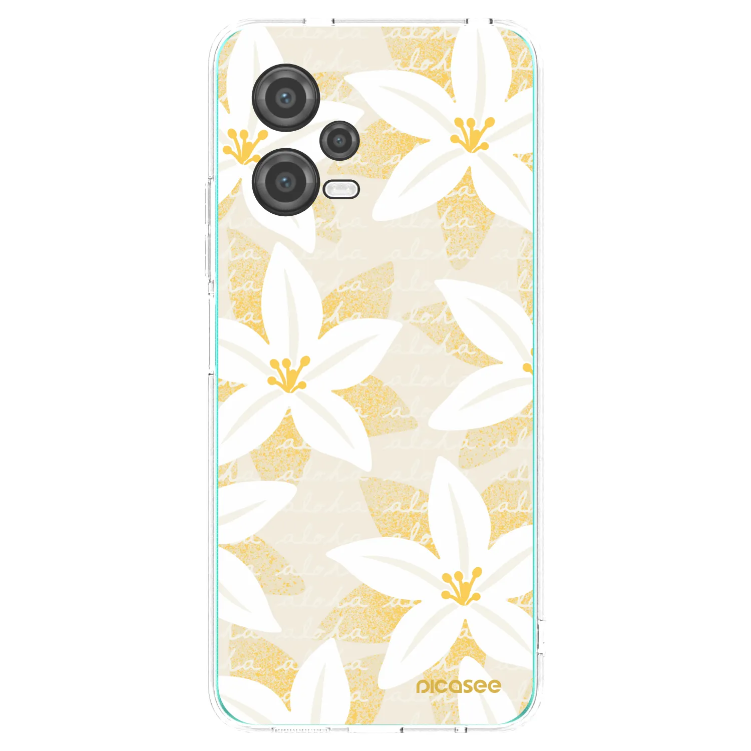 Picasee silikonowe przeźroczyste etui na Xiaomi Poco X5 - Island Leave