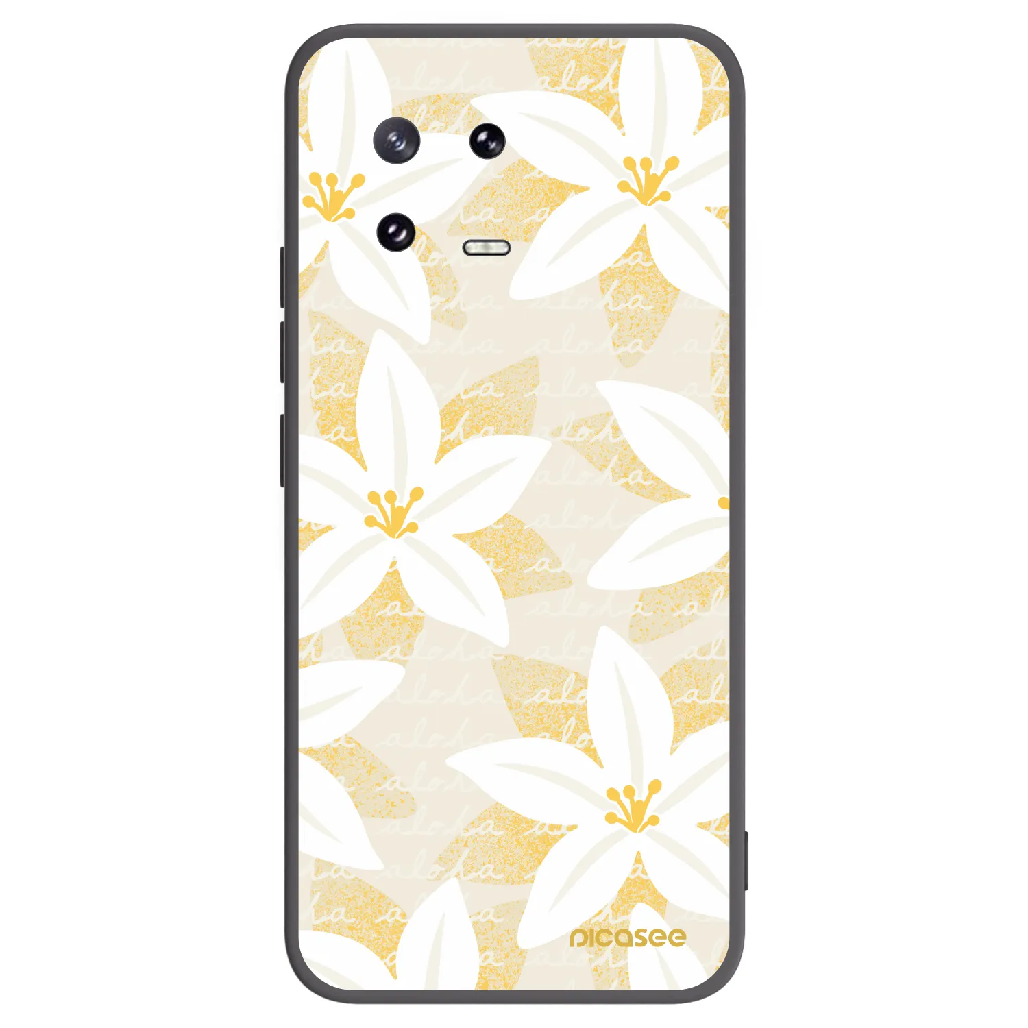 Picasee silikonowe czarne etui na Xiaomi 13 Pro - Island Leave