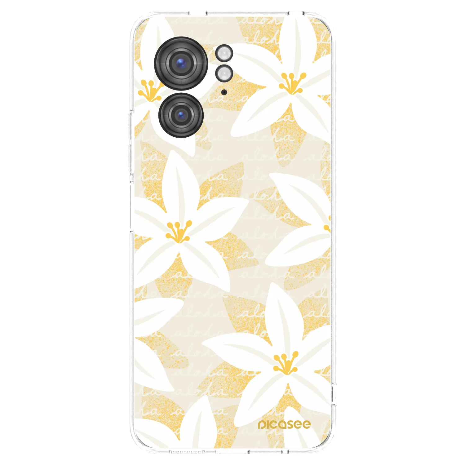 Picasee silikonowe przeźroczyste etui na Motorola Edge 40 - Island Leave