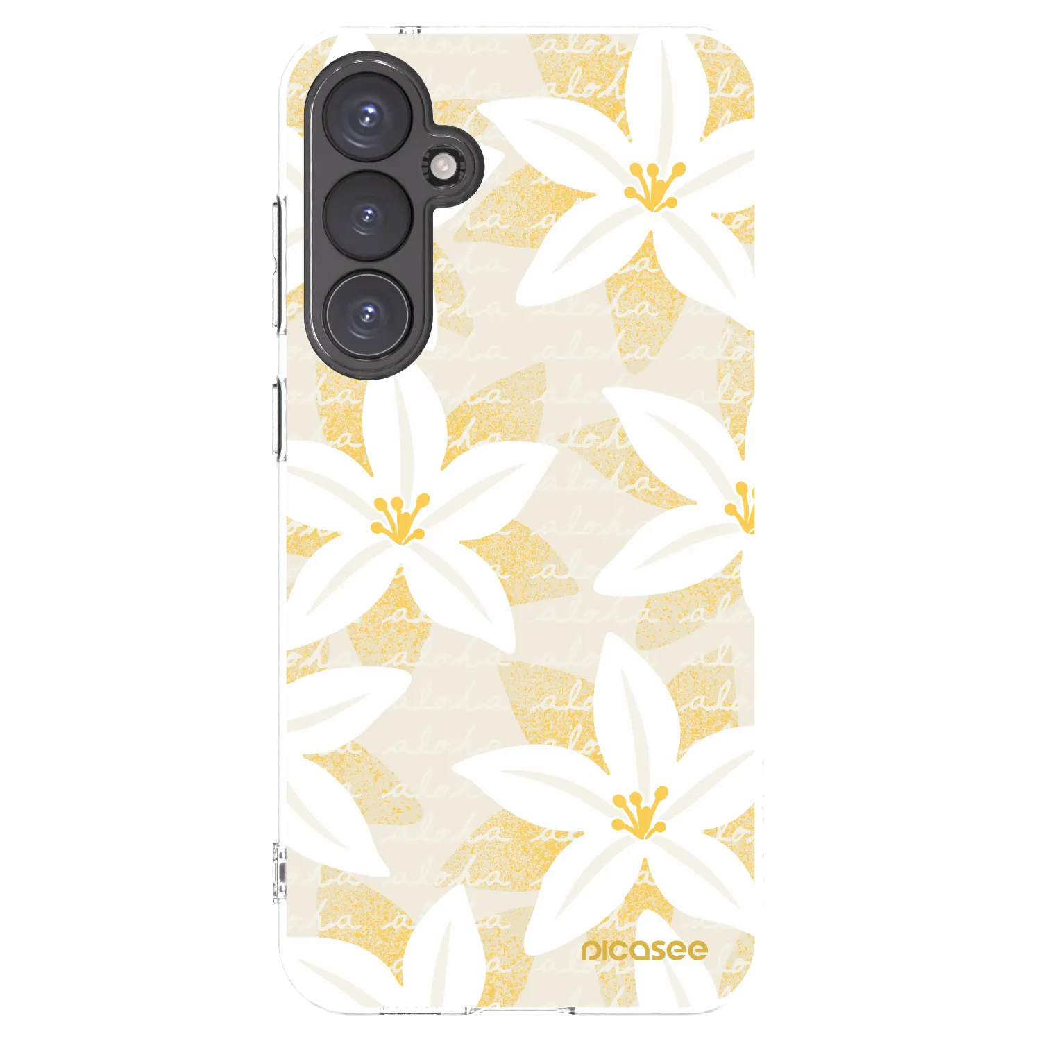Picasee silikonowe przeźroczyste etui na Samsung Galaxy S23 FE S711B - Island Leave