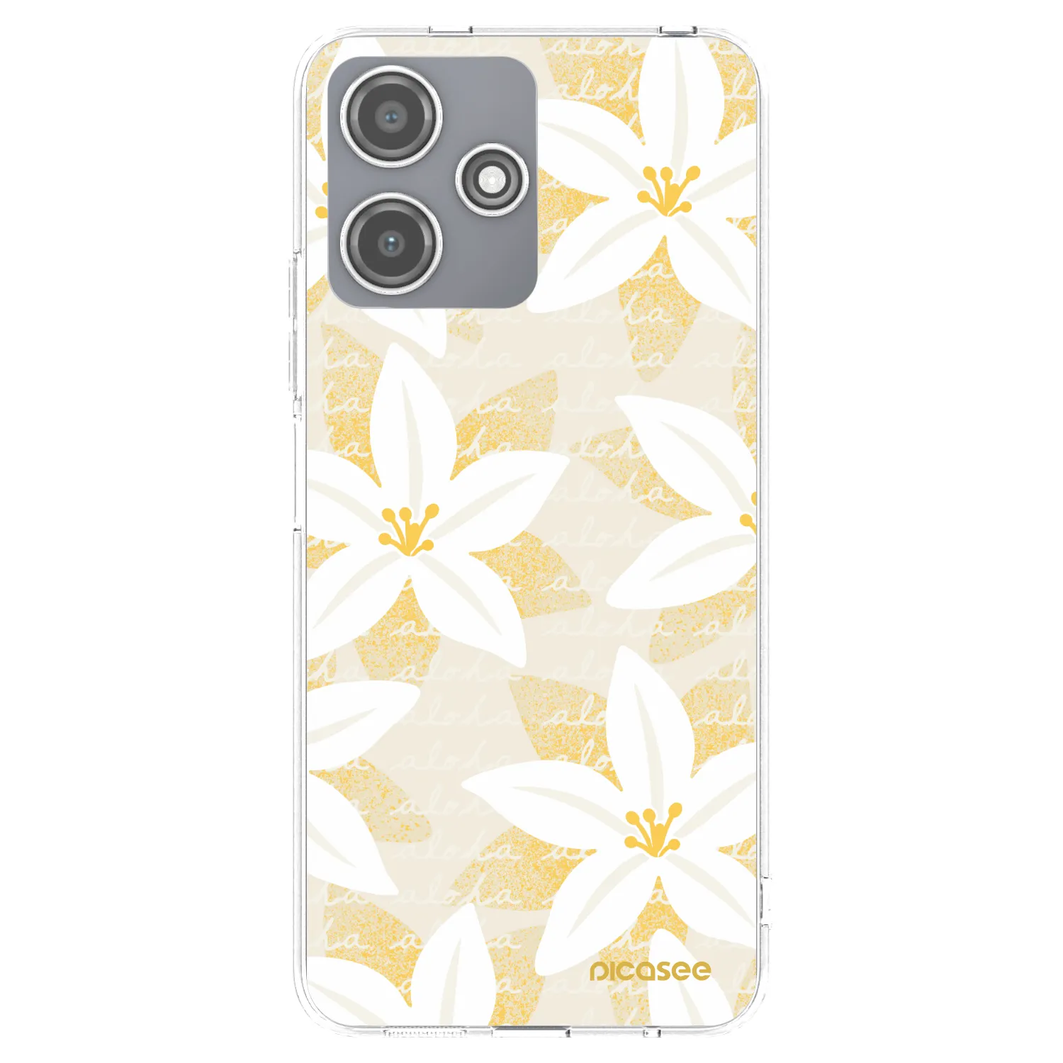 Picasee silikonowe przeźroczyste etui na Xiaomi Redmi 12 5G - Island Leave