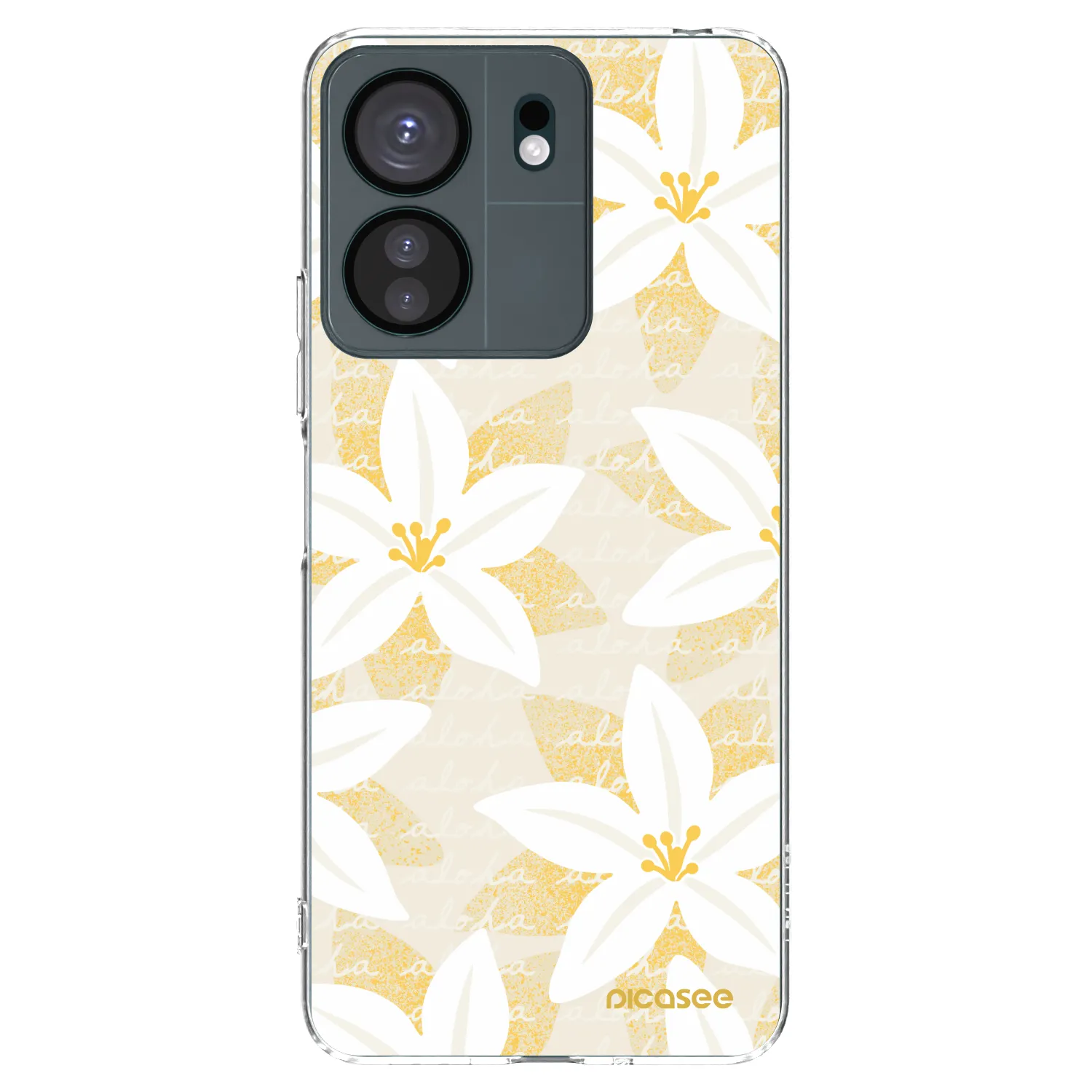 Picasee silikonowe przeźroczyste etui na Xiaomi Redmi 13C 4G - Island Leave