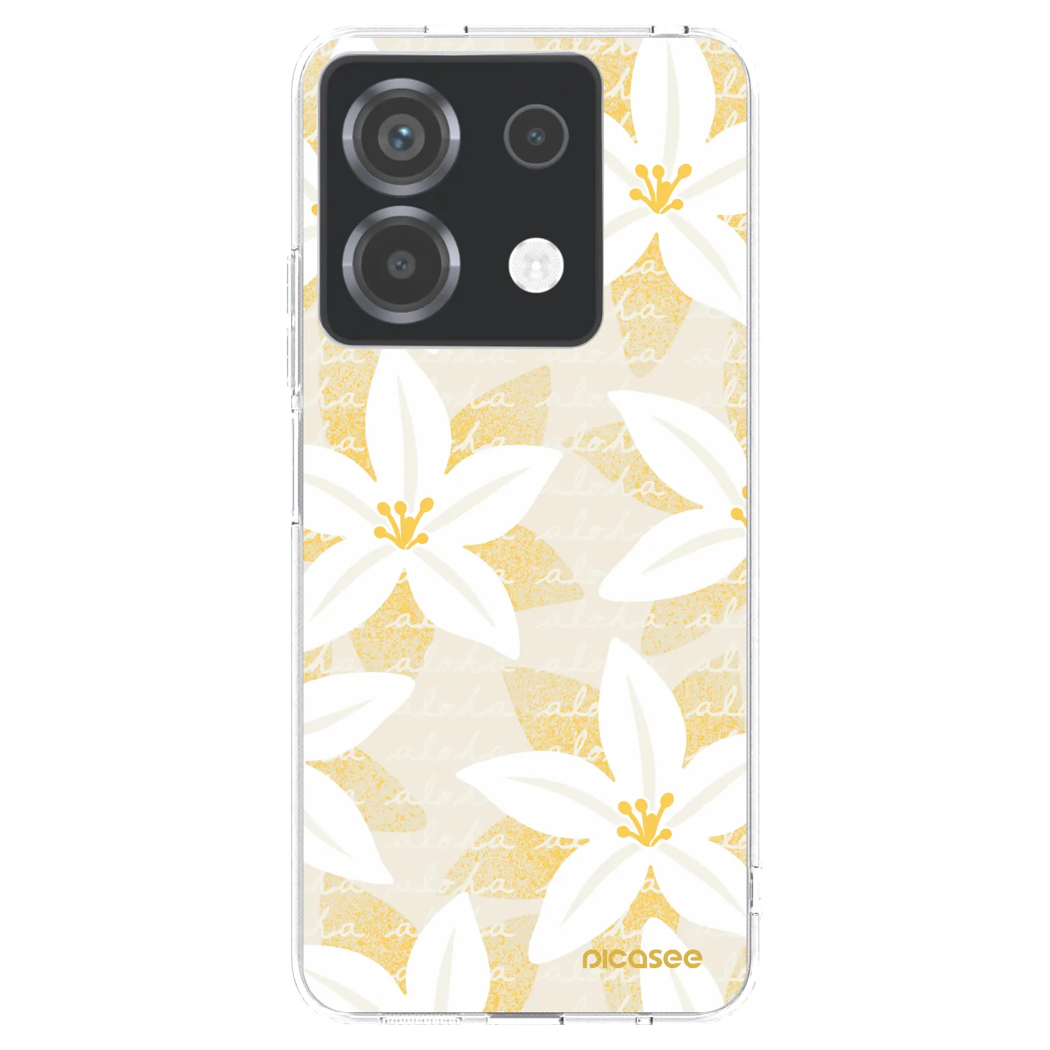 Picasee silikonowe przeźroczyste etui na Xiaomi Poco X6 - Island Leave