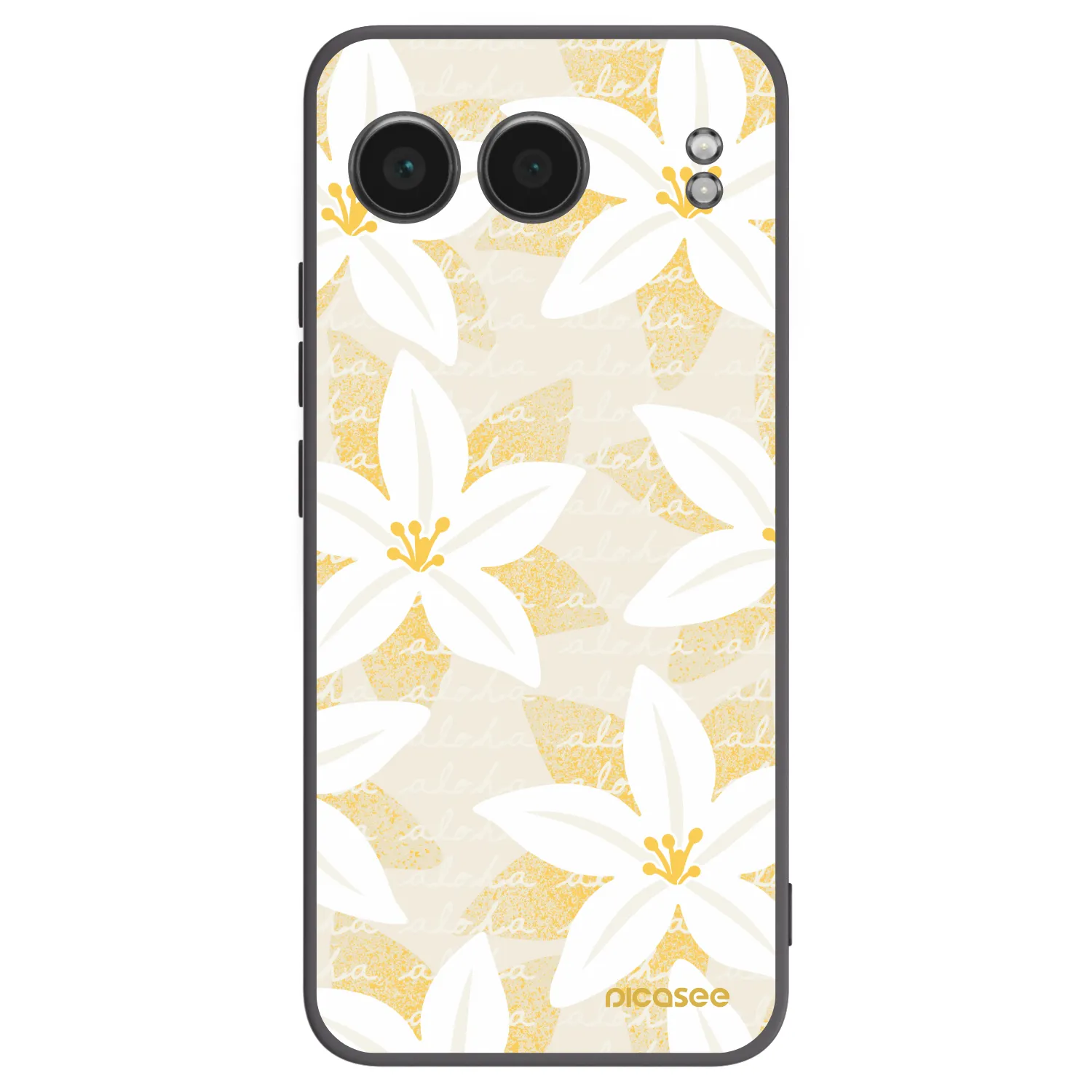 Picasee silikonowe czarne etui na OnePlus Nord 4 - Island Leave