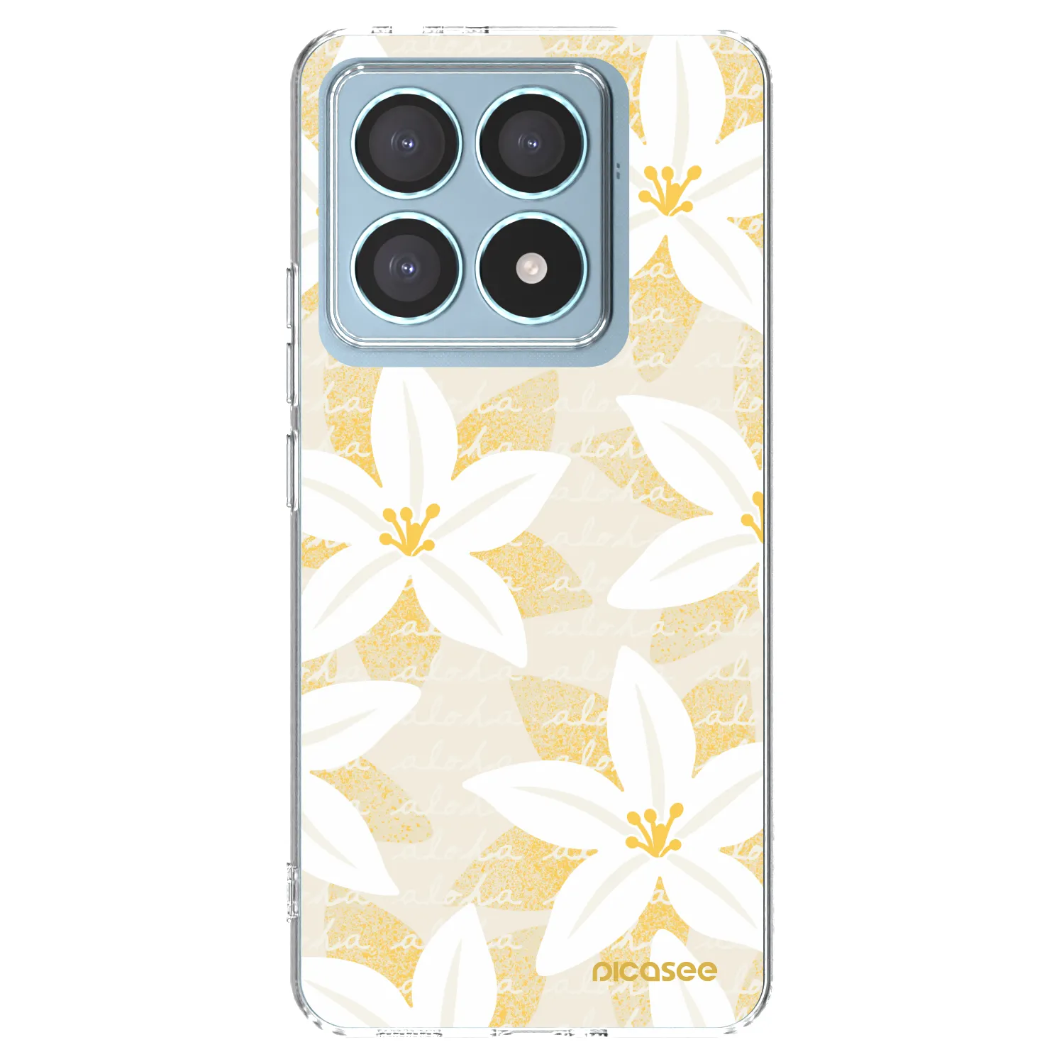Picasee silikonowe przeźroczyste etui na Xiaomi 14T Pro - Island Leave