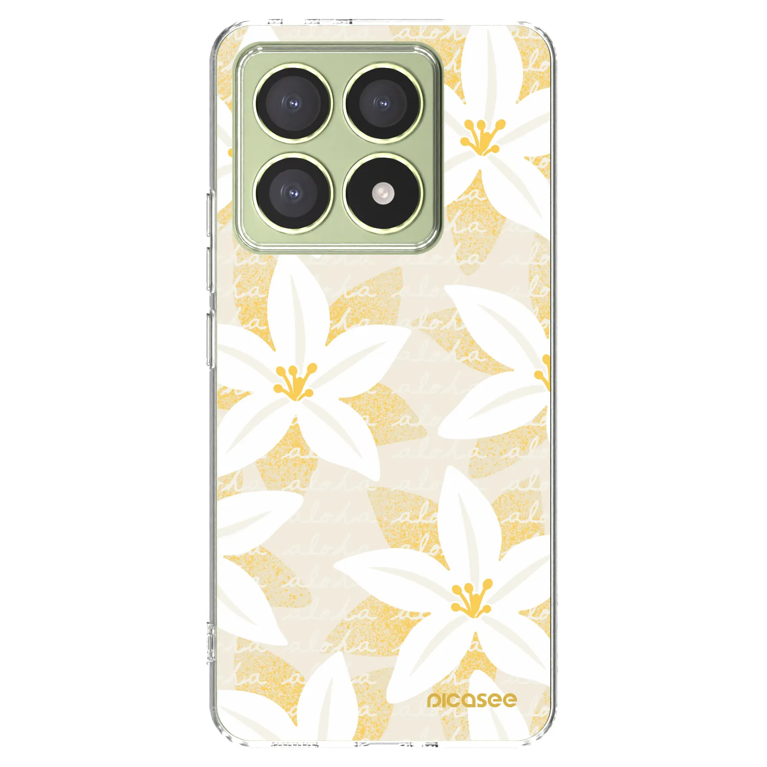 Picasee silikonowe przeźroczyste etui na Xiaomi 14T - Island Leave