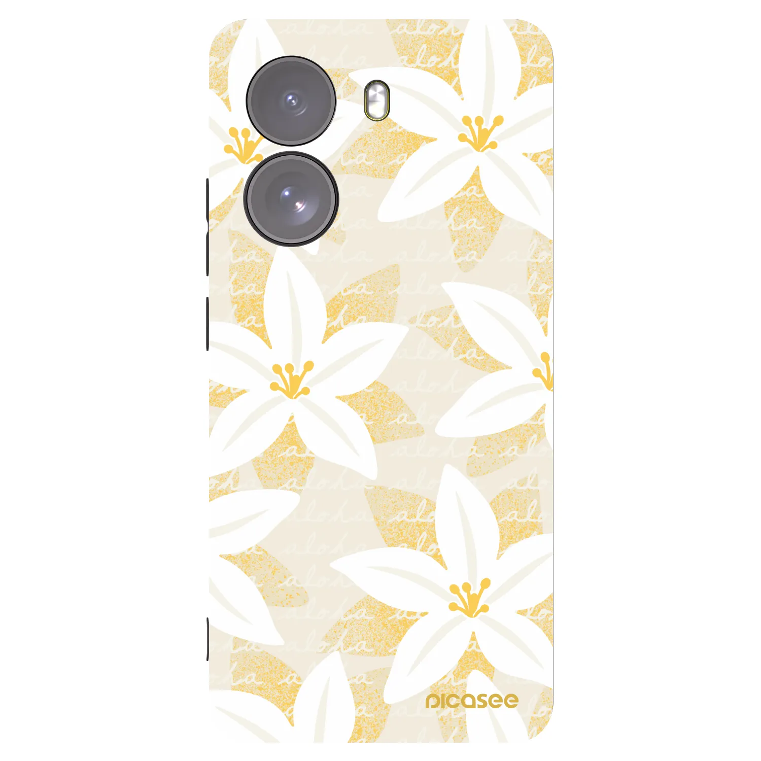 Picasee silikonowe czarne etui na Xiaomi Poco X7 - Island Leave