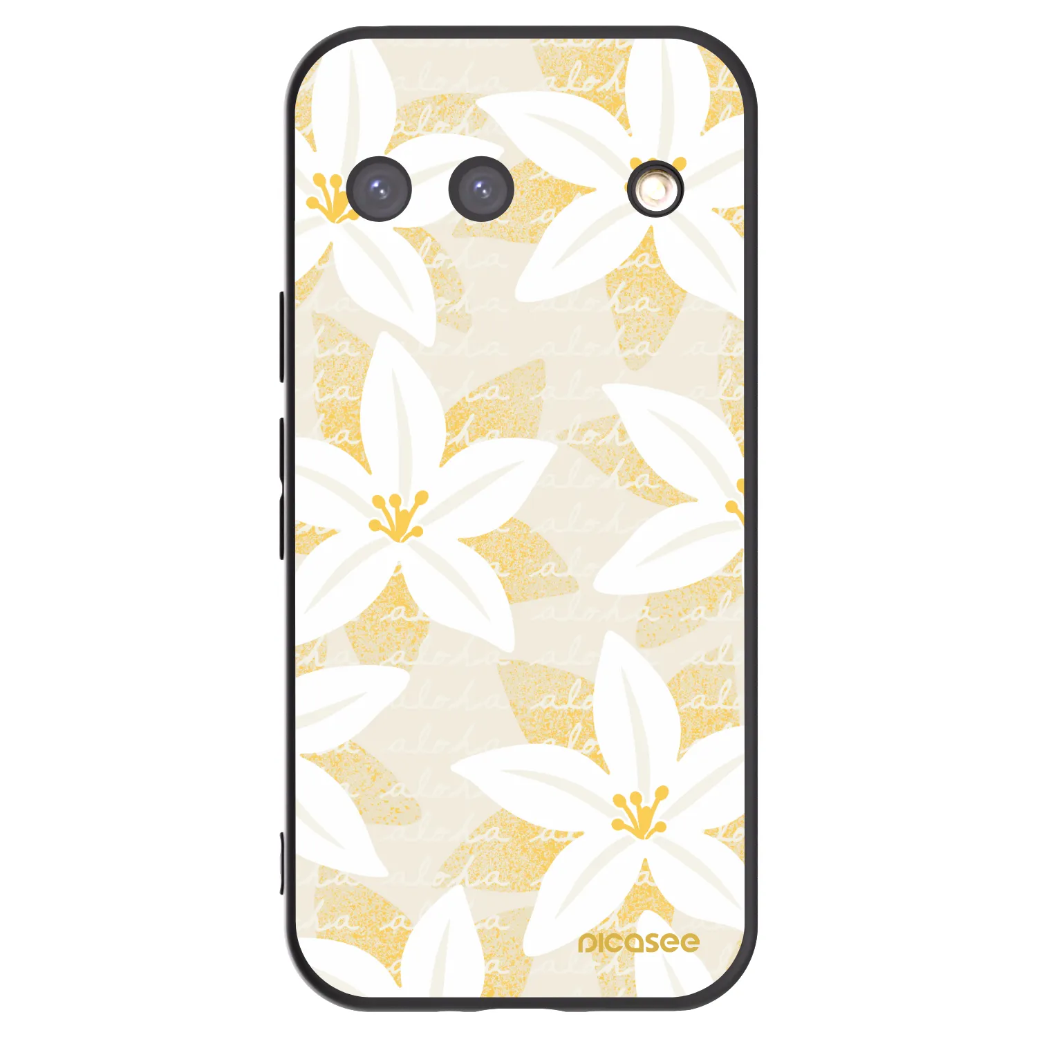 Picasee silikonowe czarne etui na Google Pixel 9 - Island Leave