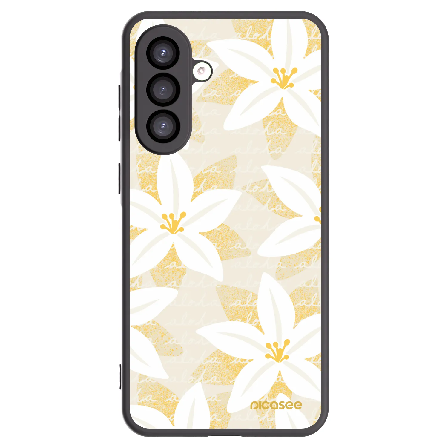 Picasee silikonowe czarne etui na Samsung Galaxy A26 5G A266B - Island Leave