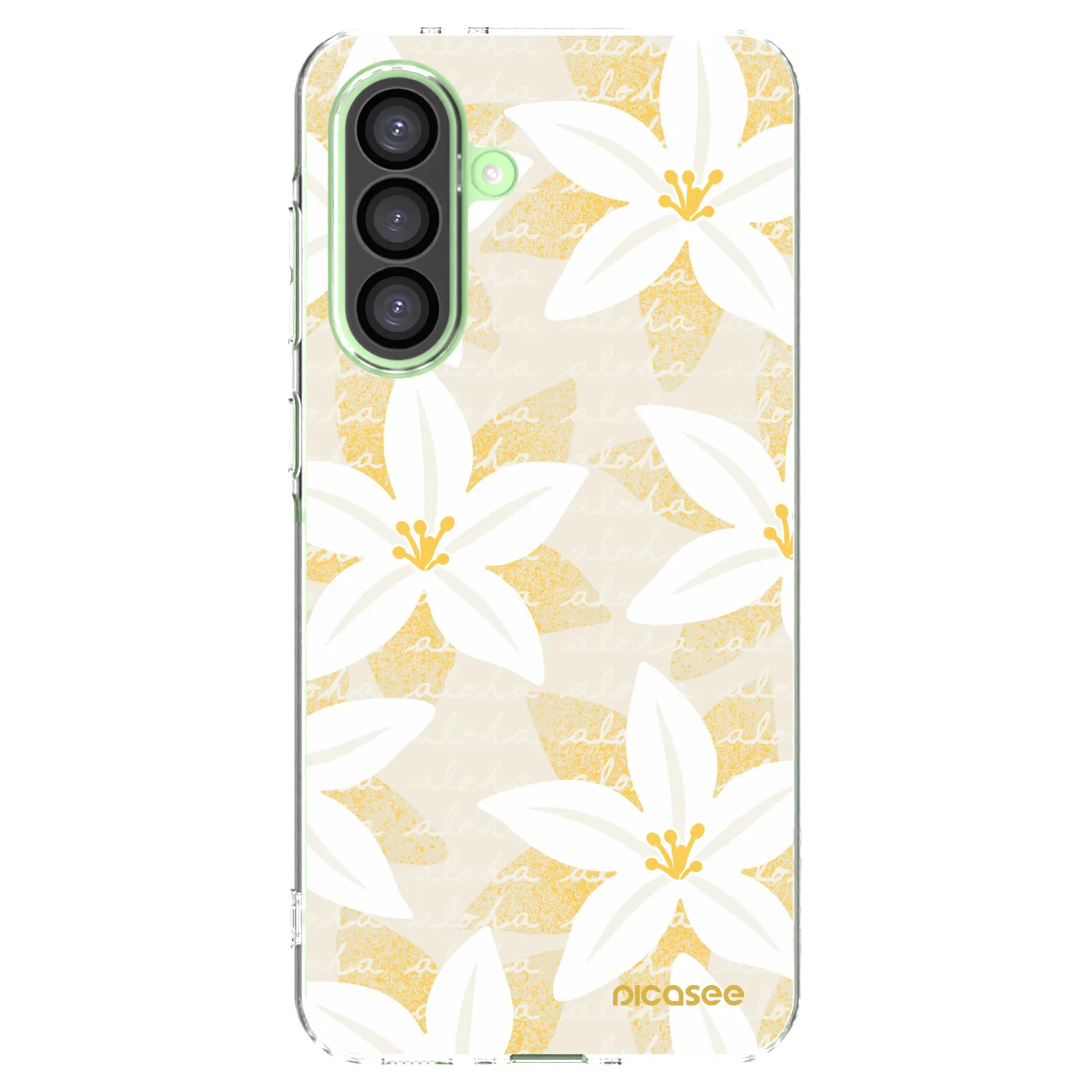 Picasee silikonowe przeźroczyste etui na Samsung Galaxy A26 5G A266B - Island Leave