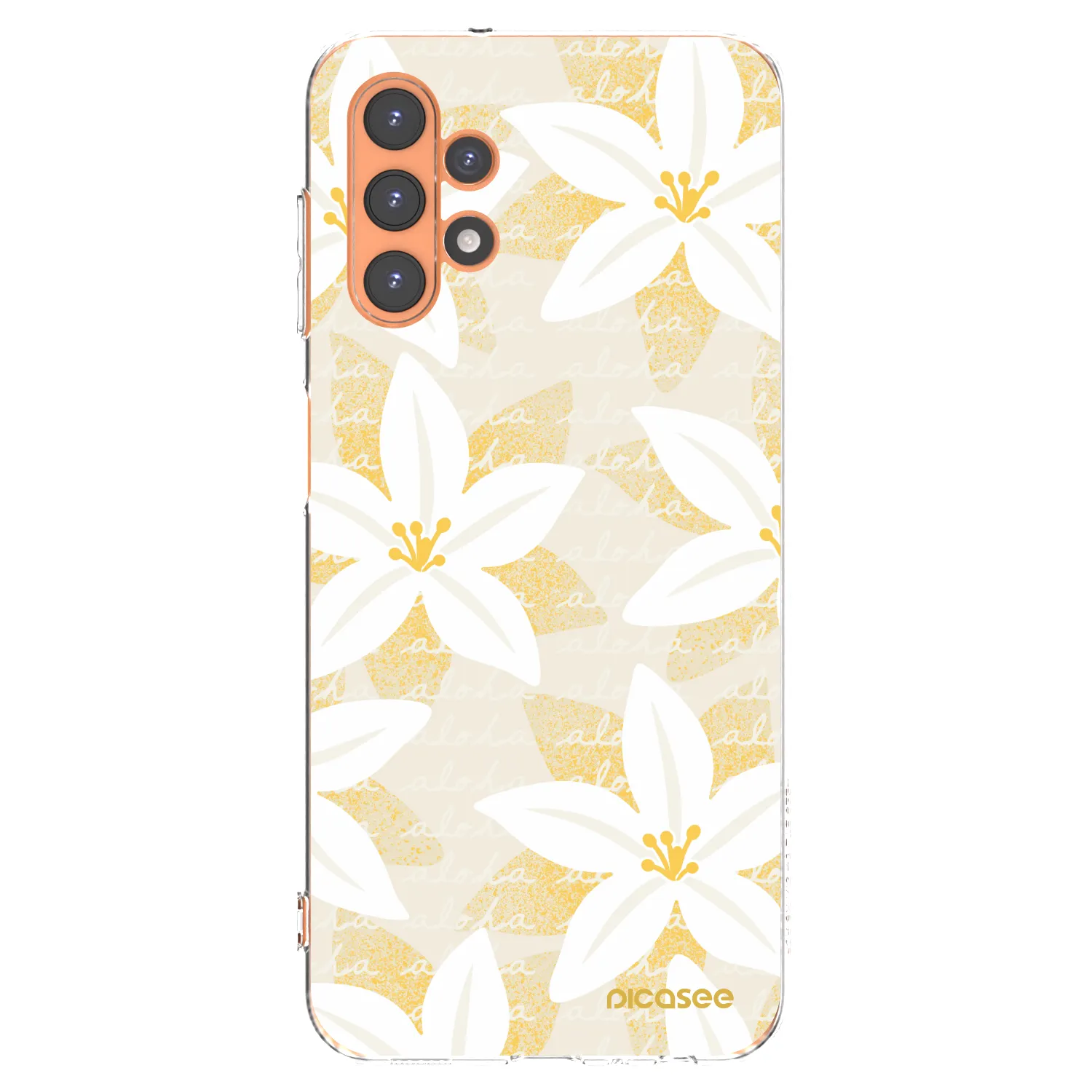 Picasee silikonowe przeźroczyste etui na Samsung Galaxy A13 5G - Island Leave