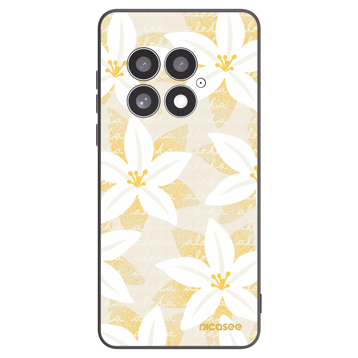 Picasee silikonowe czarne etui na OnePlus 13 5G - Island Leave