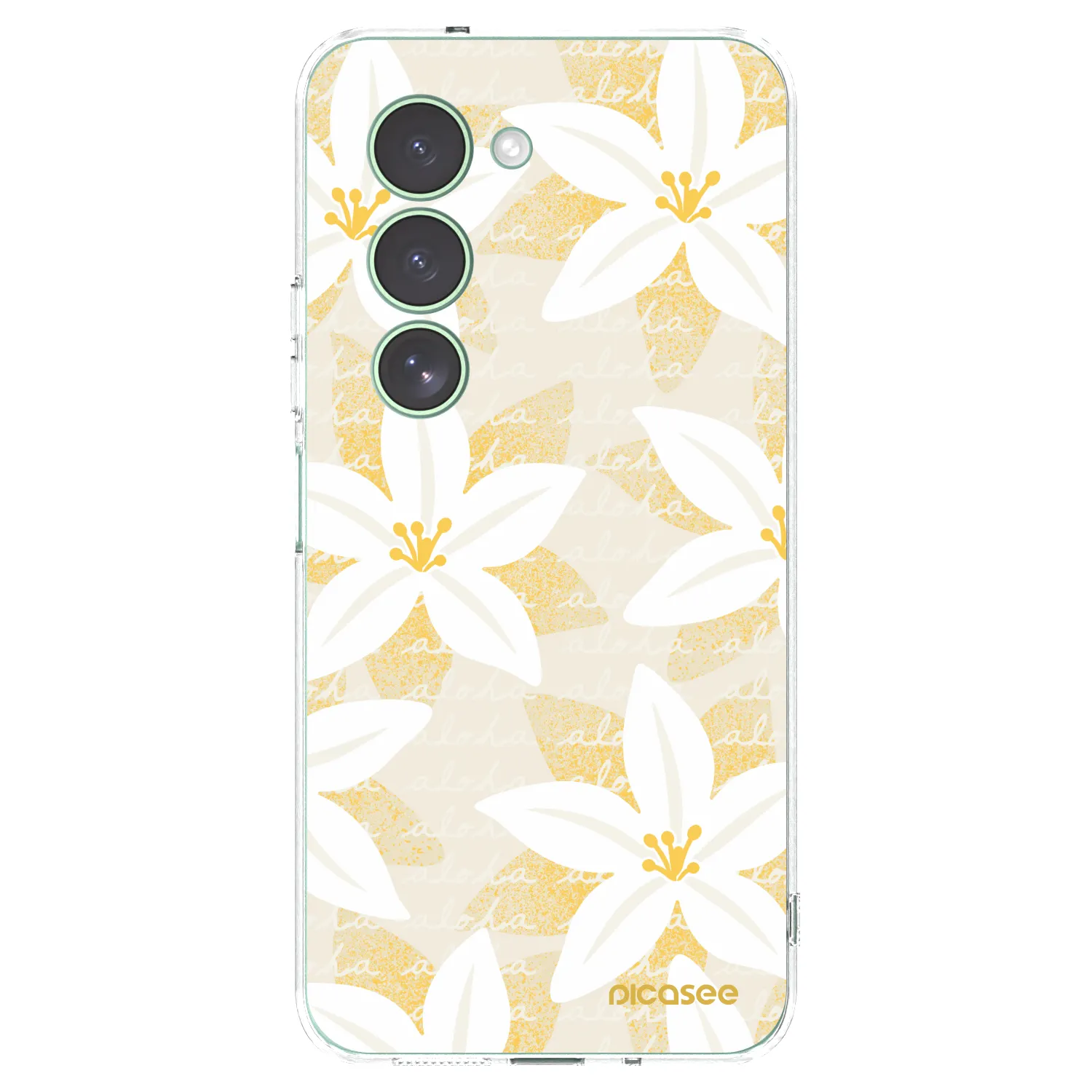Picasee silikonowe przeźroczyste etui na Xiaomi Redmi 15 5G - Island Leave