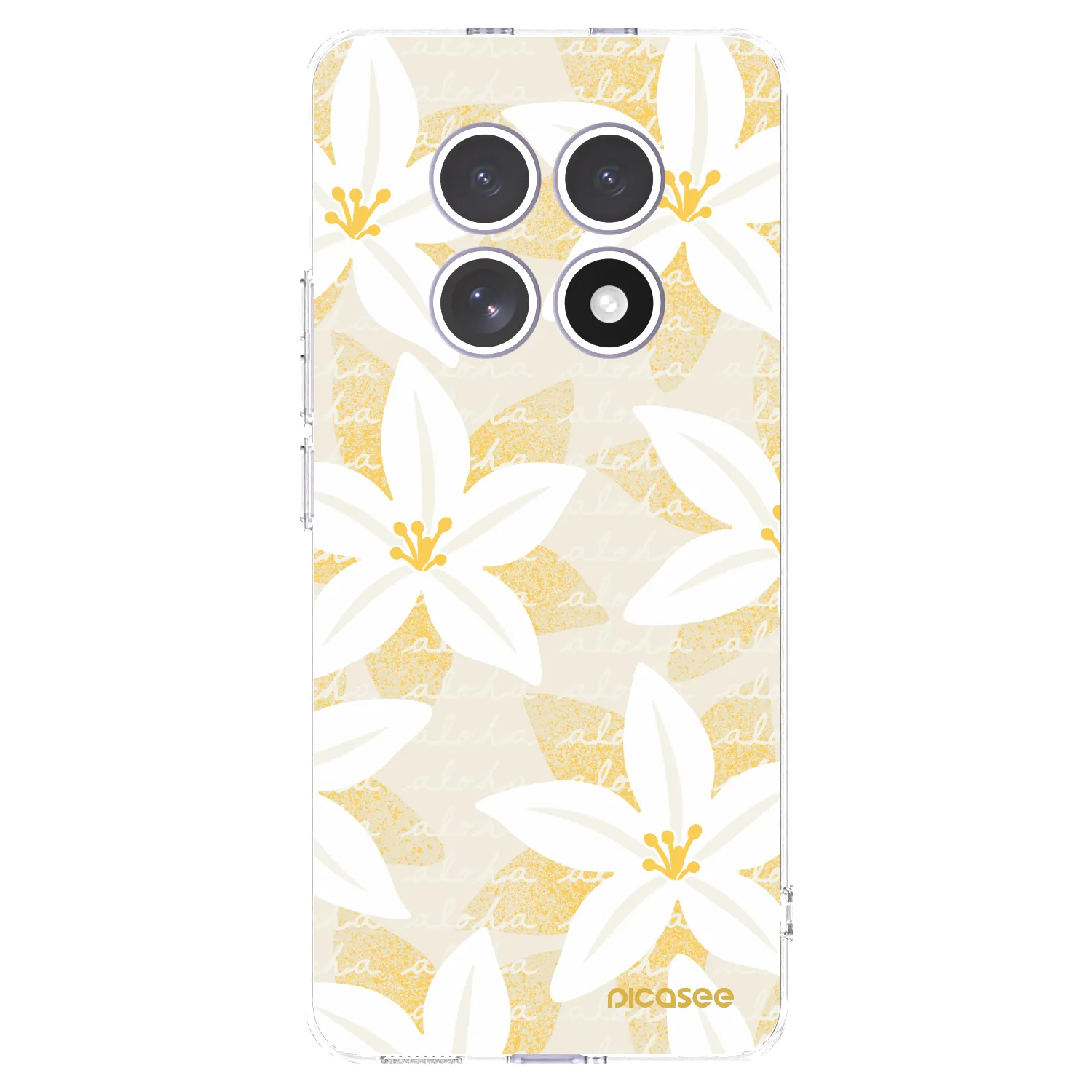 Picasee silikonowe przeźroczyste etui na Xiaomi Redmi Note 15 4G - Island Leave