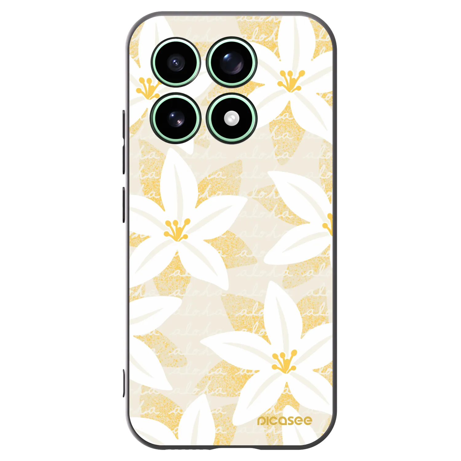 Picasee silikonowe czarne etui na Xiaomi 17 - Island Leave