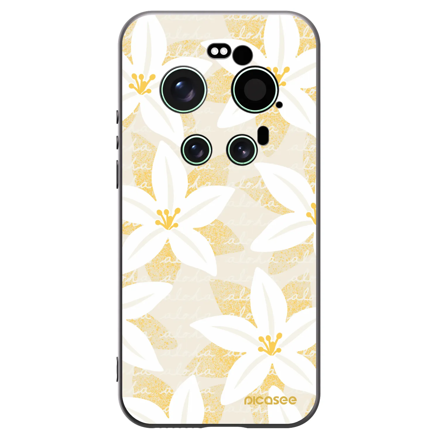 Picasee silikonowe czarne etui na Xiaomi 17 Ultra - Island Leave