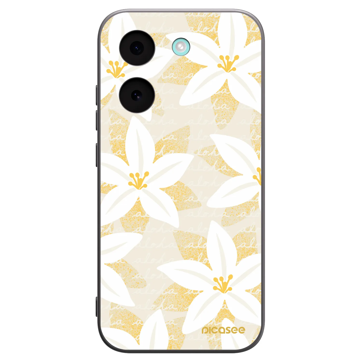 Picasee silikonowe czarne etui na Xiaomi Poco X8 Pro - Island Leave