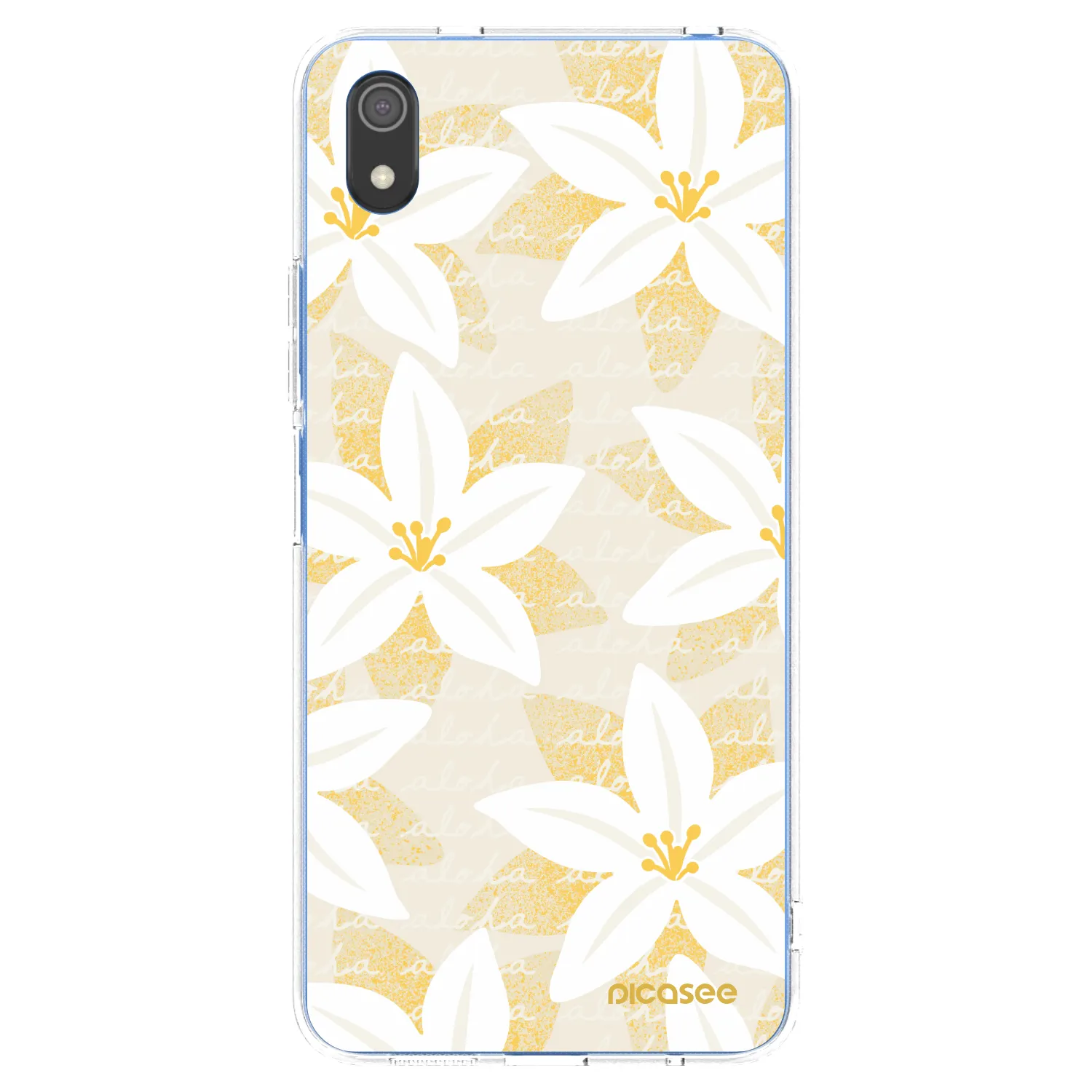 Picasee silikonowe przeźroczyste etui na Xiaomi Redmi 7A - Island Leave