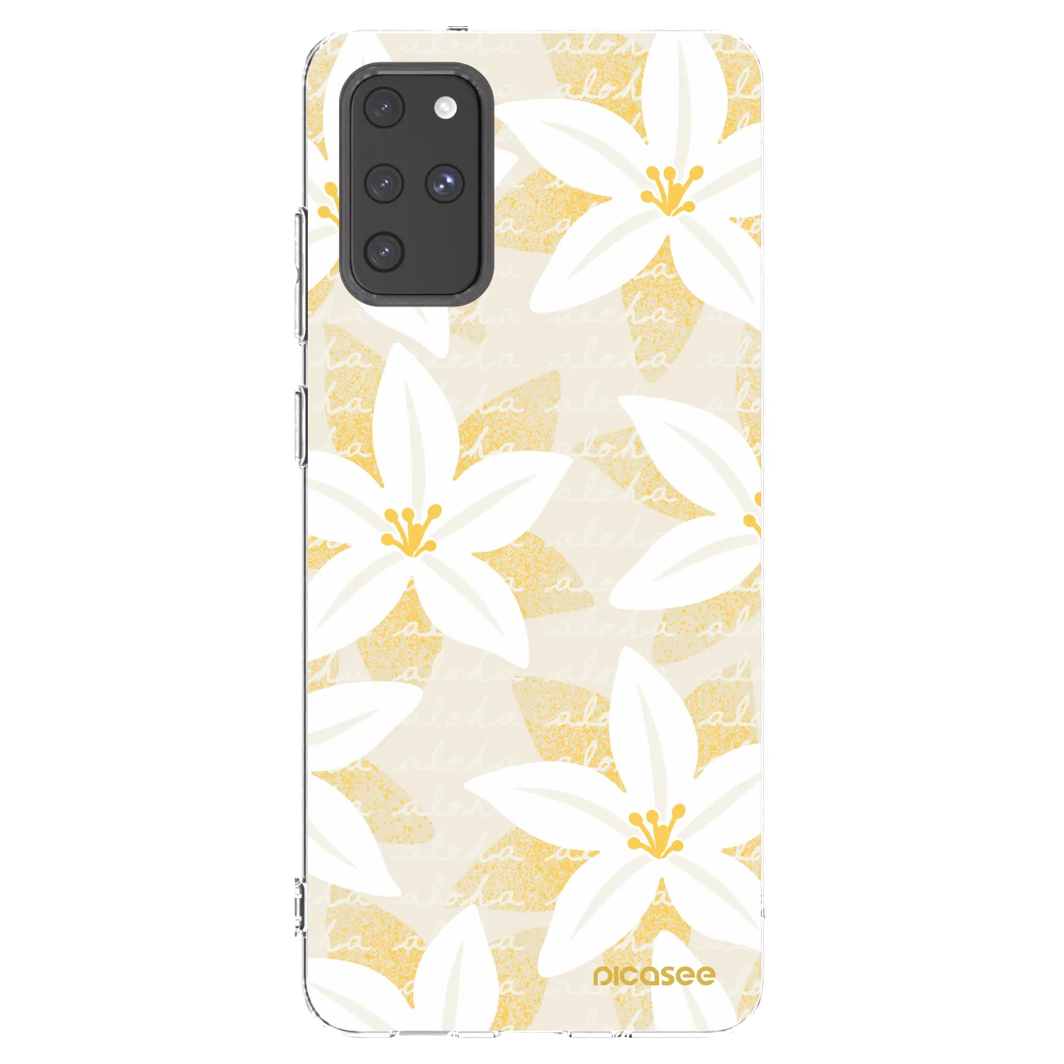 Picasee silikonowe przeźroczyste etui na Samsung Galaxy S20+ G985F - Island Leave