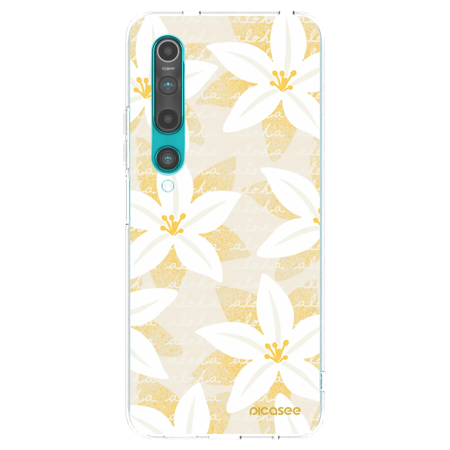 Picasee silikonowe przeźroczyste etui na Xiaomi Mi 10 - Island Leave