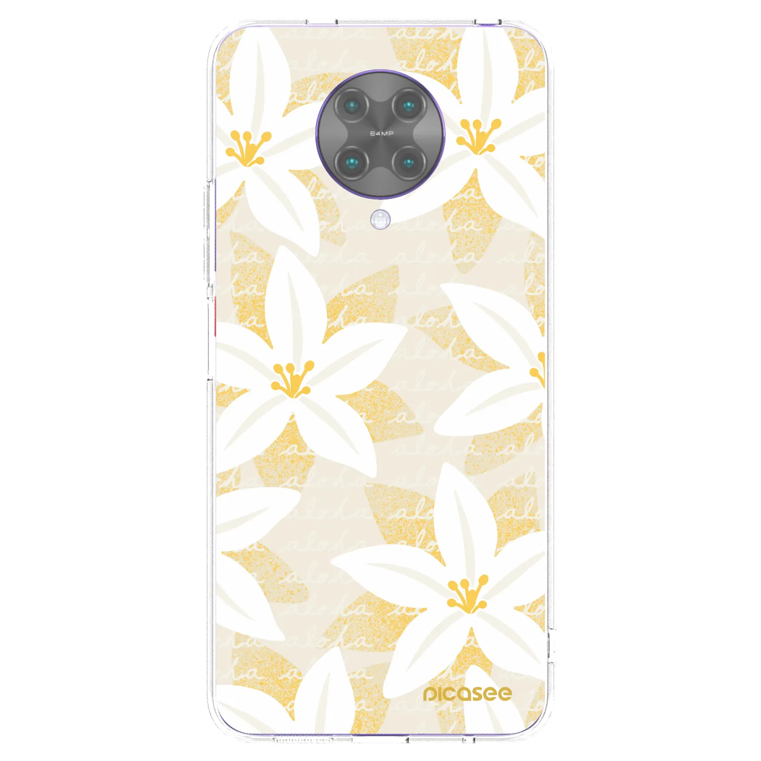 Picasee silikonowe przeźroczyste etui na Xiaomi Poco F2 Pro - Island Leave