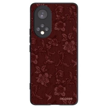 Picasee silikonowe czarne etui na Huawei Nova 9 - Red Elegance