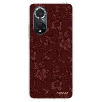 Picasee silikonowe przeźroczyste etui na Huawei Nova 9 SE - Red Elegance