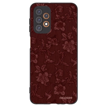 Picasee silikonowe czarne etui na Samsung Galaxy A23 A236B 5G - Red Elegance