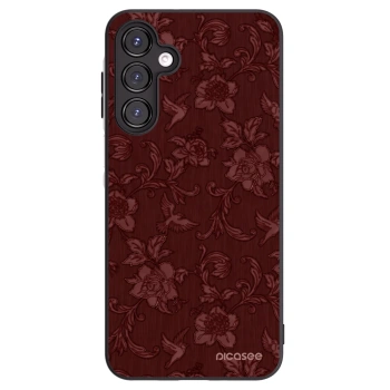 Picasee silikonowe czarne etui na Samsung Galaxy A16 5G - Red Elegance