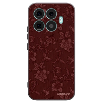 Picasee silikonowe czarne etui na Xiaomi 17T - Red Elegance