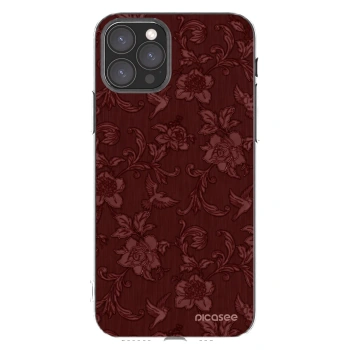 Picasee silikonowe przeźroczyste etui na Apple iPhone 11 Pro - Red Elegance