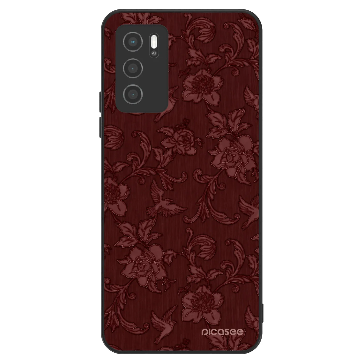 Picasee ULTIMATE CASE na OPPO A16 - Red Elegance