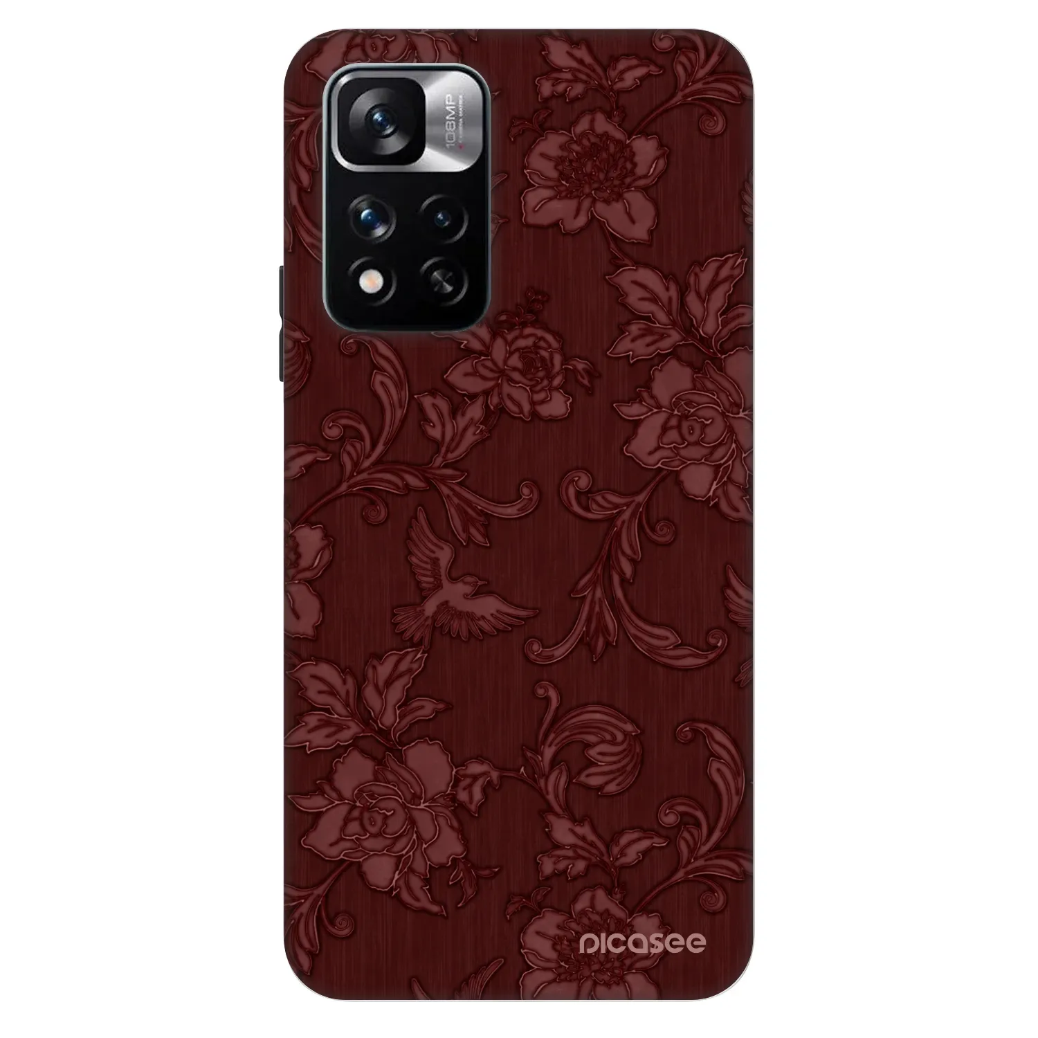 Picasee Fashion Case na Xiaomi Redmi Note 11 Pro 5G - Red Elegance