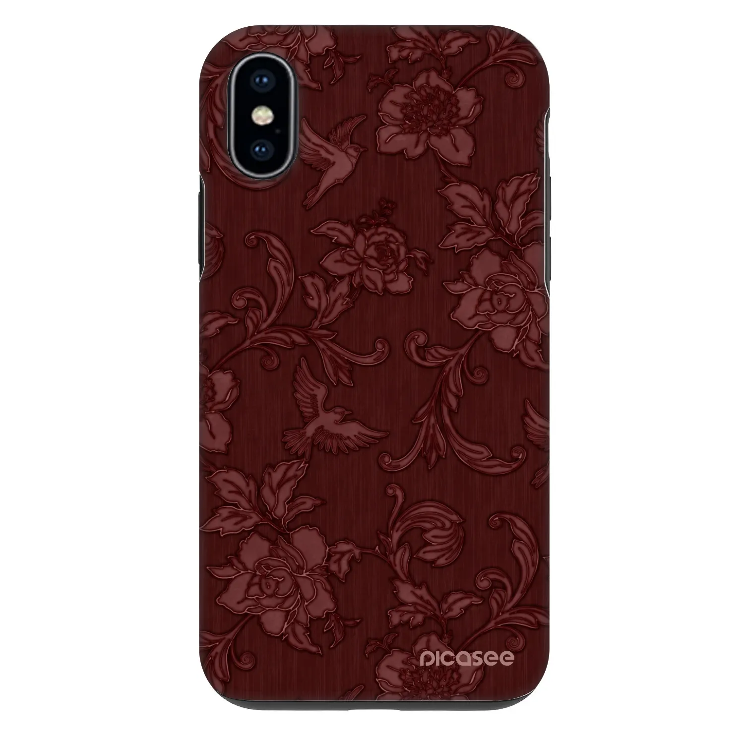 Picasee Fashion Case na Apple iPhone X/XS - Red Elegance