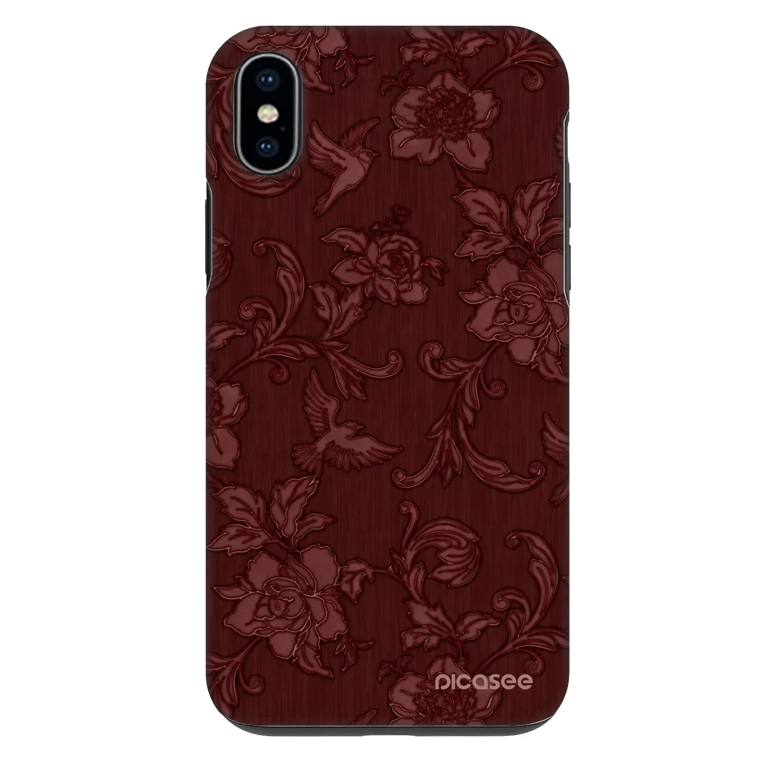 Picasee Fashion Case na Apple iPhone XS Max - Red Elegance
