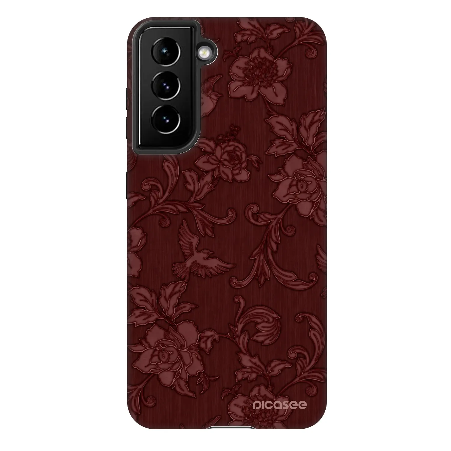 Picasee Fashion Case na Samsung Galaxy S22 5G - Red Elegance