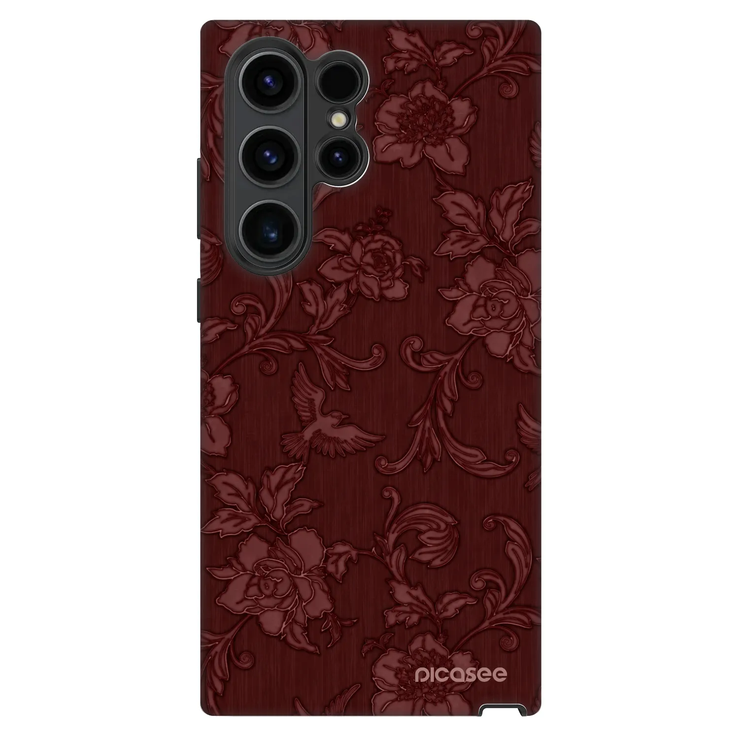 Picasee Fashion Case na Samsung Galaxy S22 Ultra 5G - Red Elegance