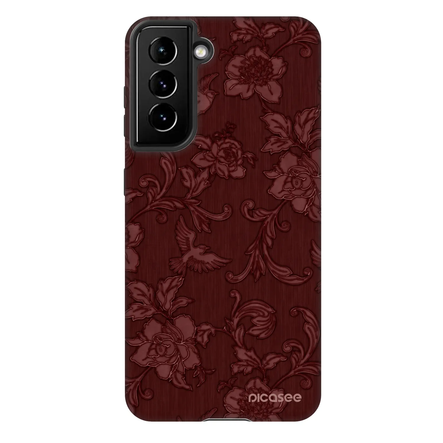 Picasee Fashion Case na Samsung Galaxy S21 5G G991B - Red Elegance