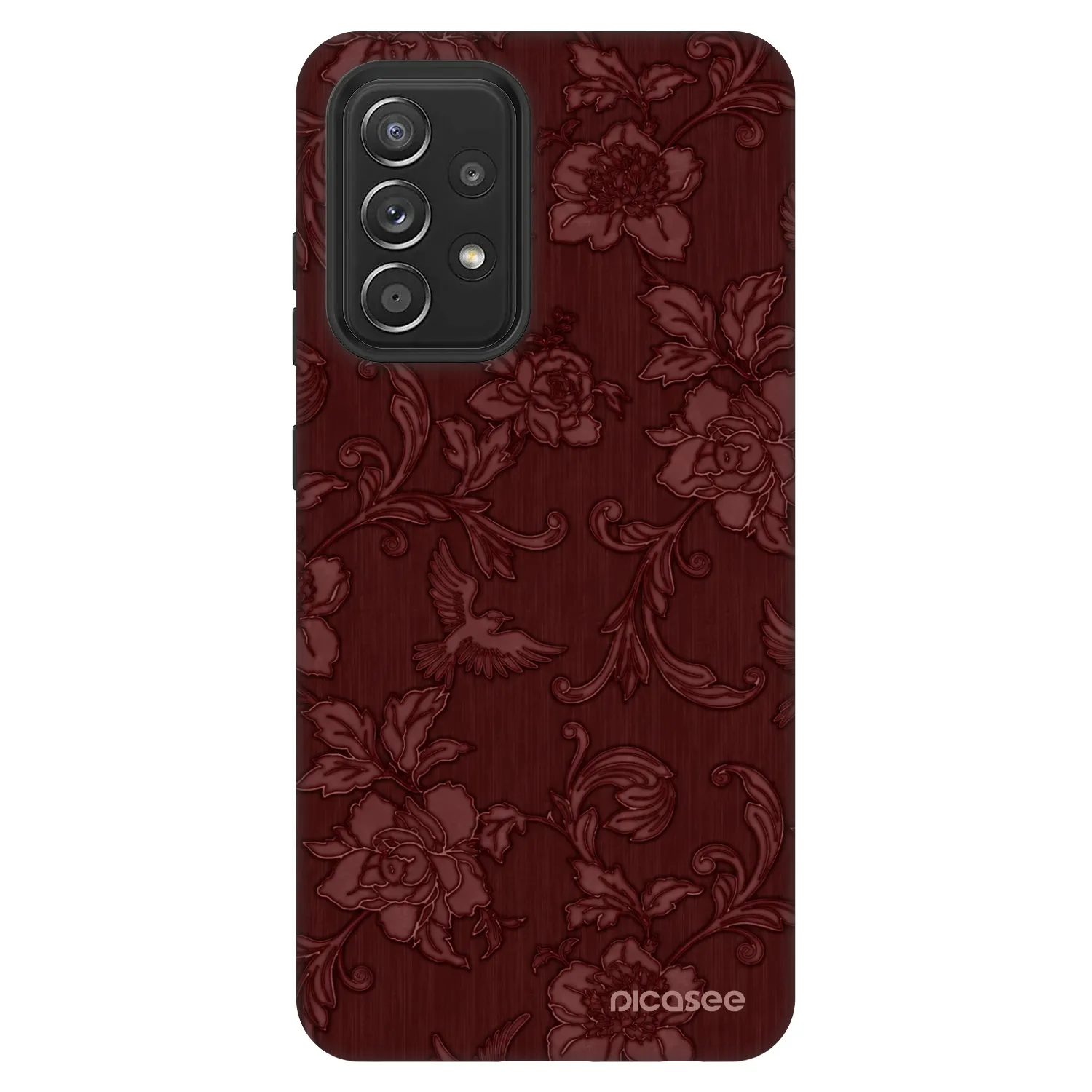 Picasee Fashion Case na Samsung Galaxy A52s 5G A528B - Red Elegance