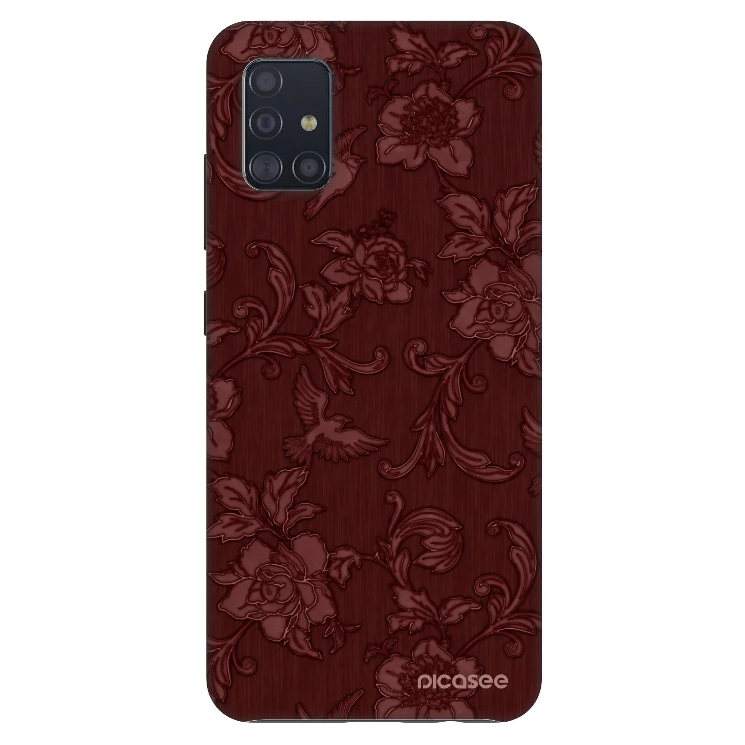 Picasee Fashion Case na Samsung Galaxy A51 A515F - Red Elegance