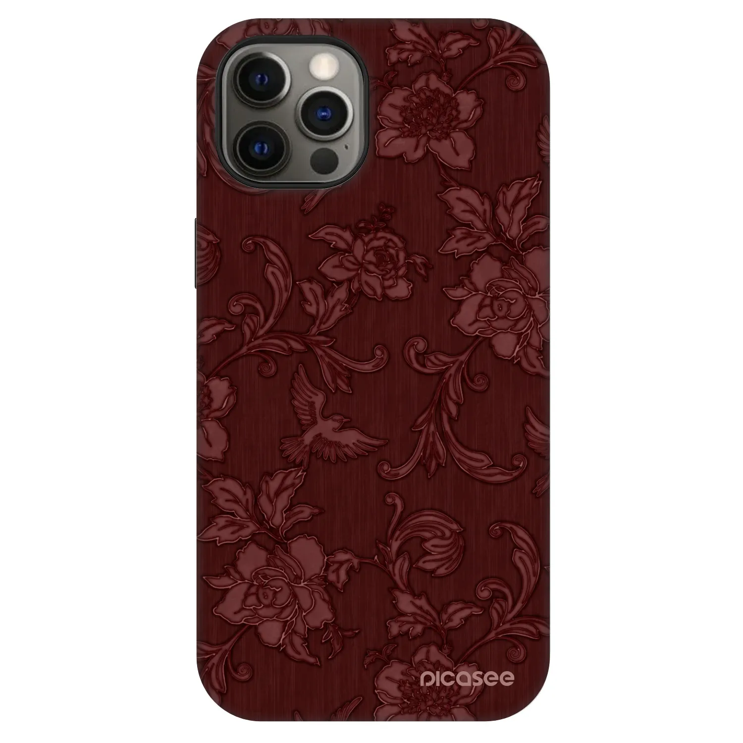 Picasee Fashion Case MagSafe na Apple iPhone 12 - Red Elegance