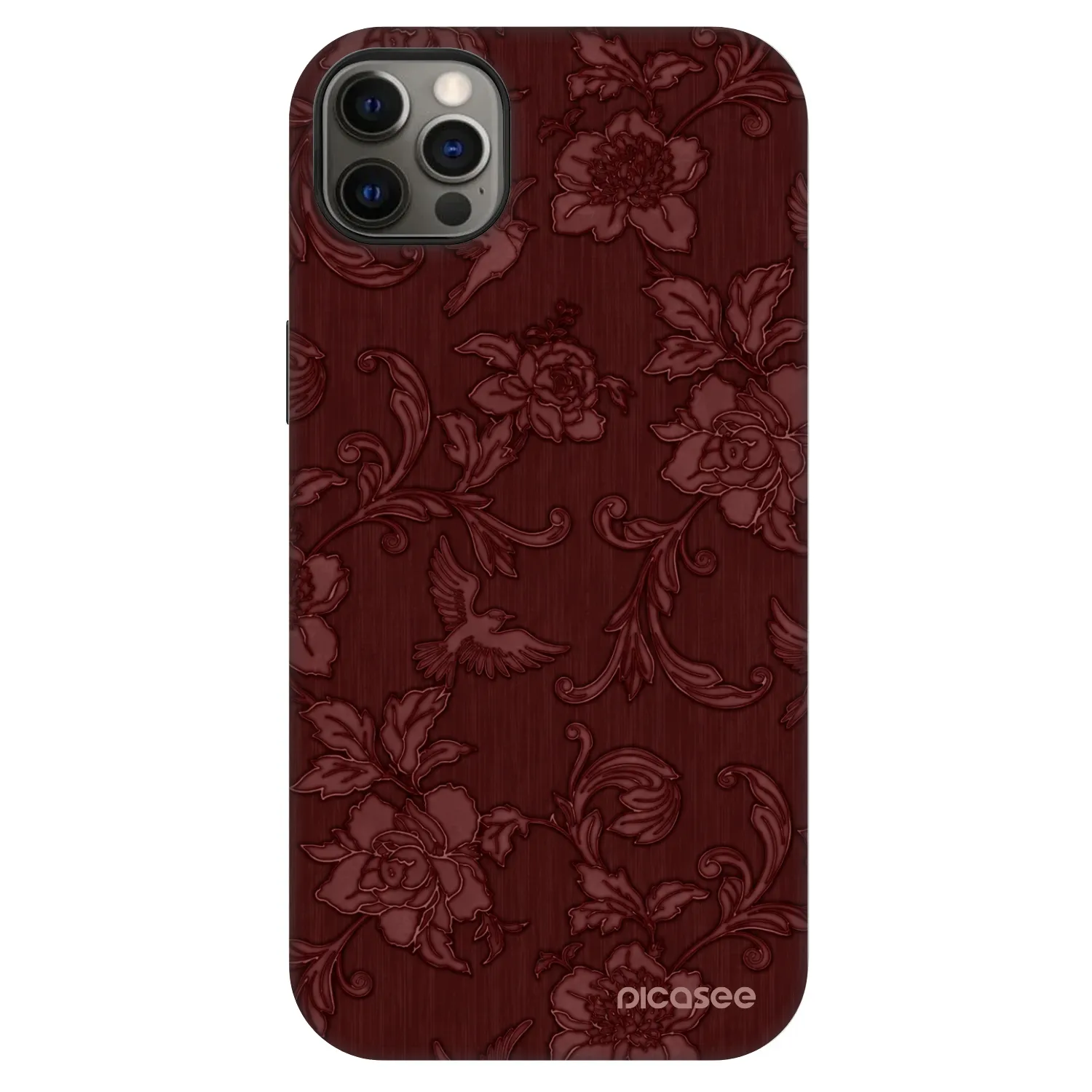 Picasee Fashion Case MagSafe na Apple iPhone 12 Pro Max - Red Elegance