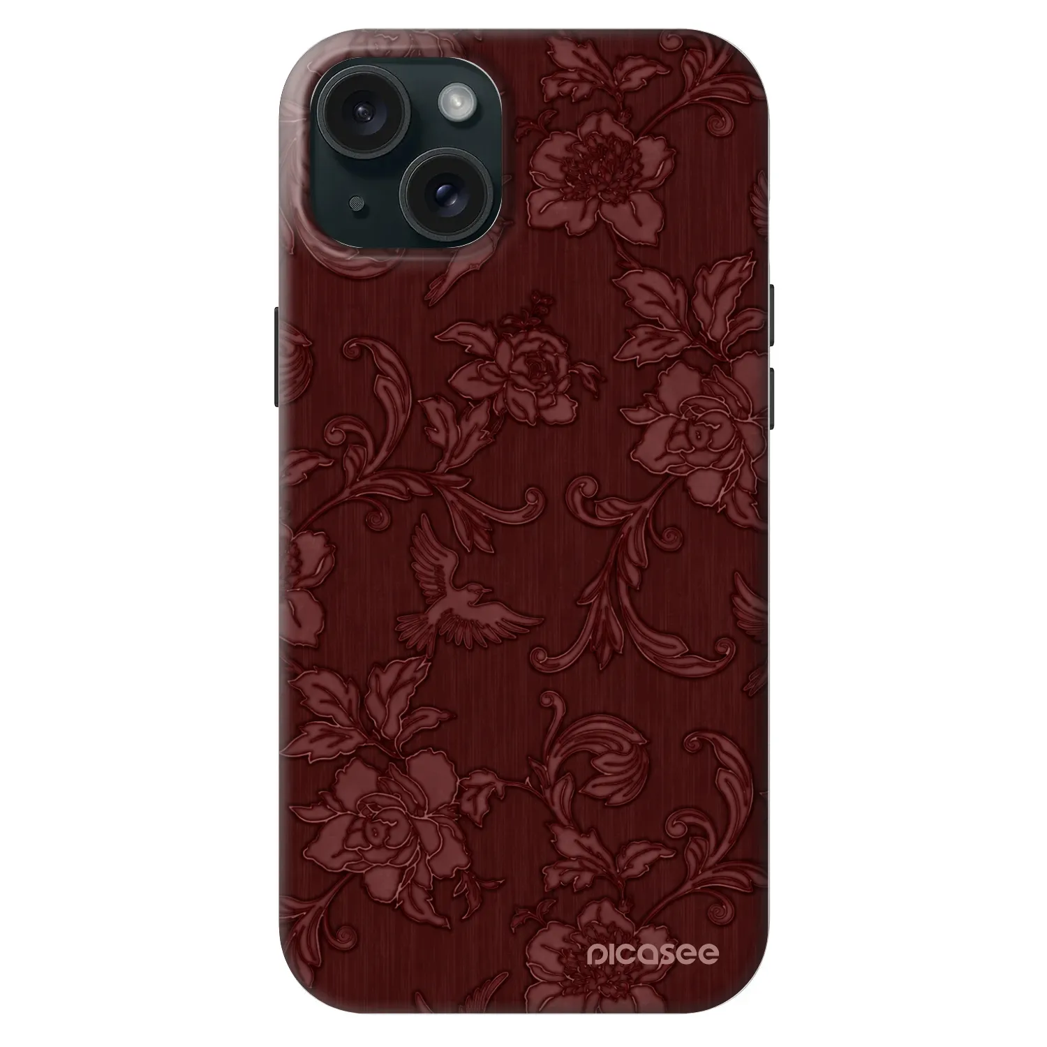 Picasee Fashion Case MagSafe na Apple iPhone 15 Plus - Red Elegance
