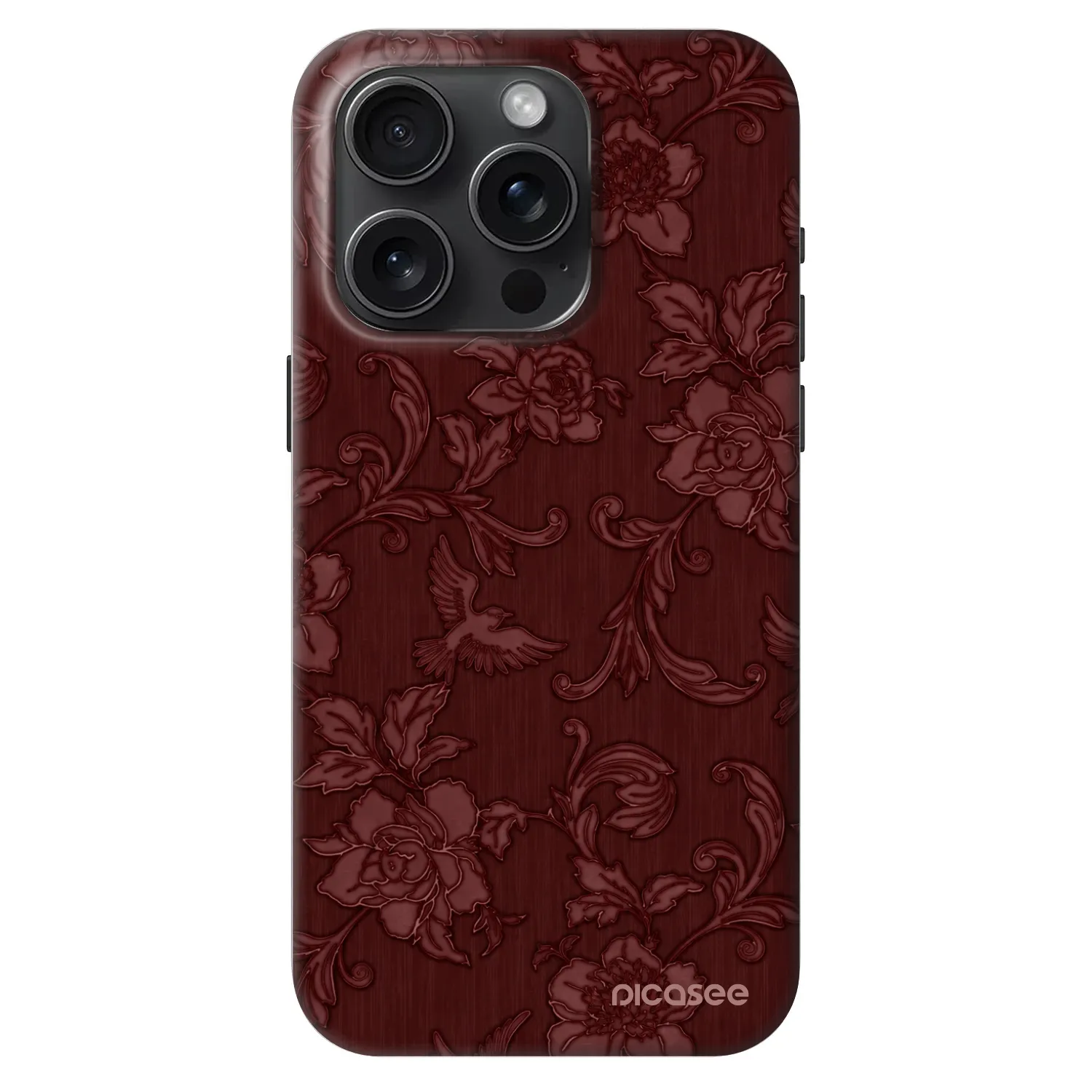 Picasee Fashion Case MagSafe na Apple iPhone 15 Pro - Red Elegance