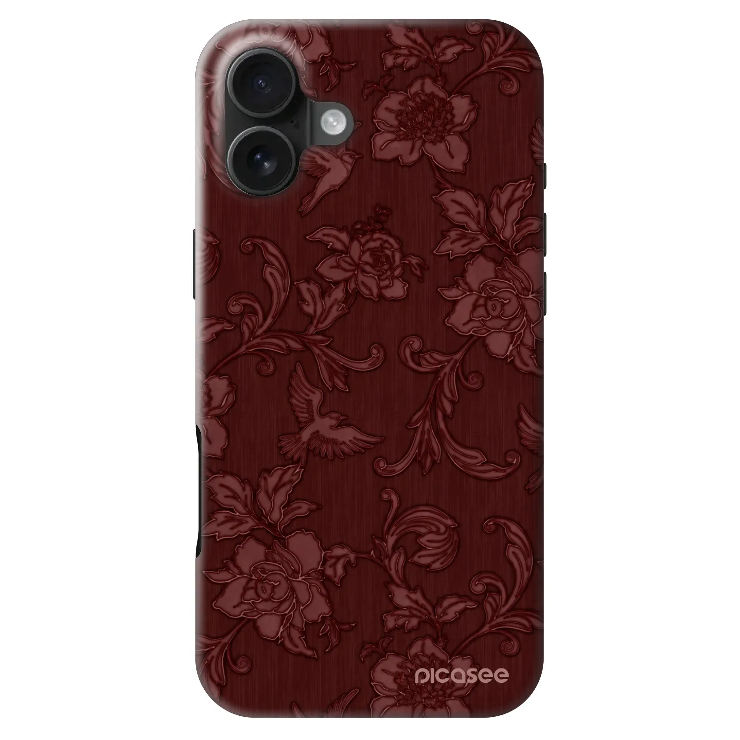 Picasee Fashion Case MagSafe na Apple iPhone 16 Plus - Red Elegance