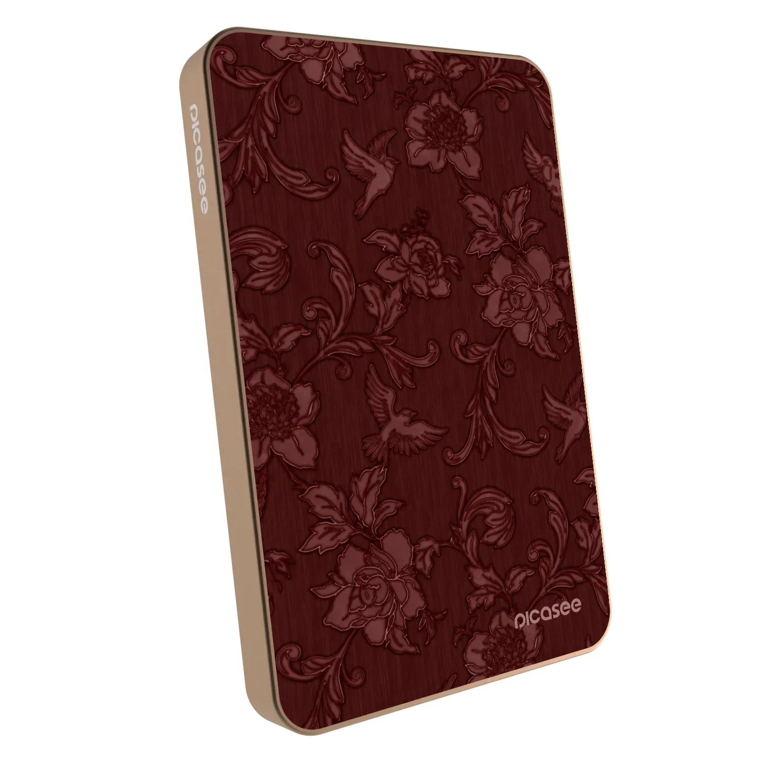 Picasee Powerbank z MagSafe 5 000 mAh Złoty - Red Elegance