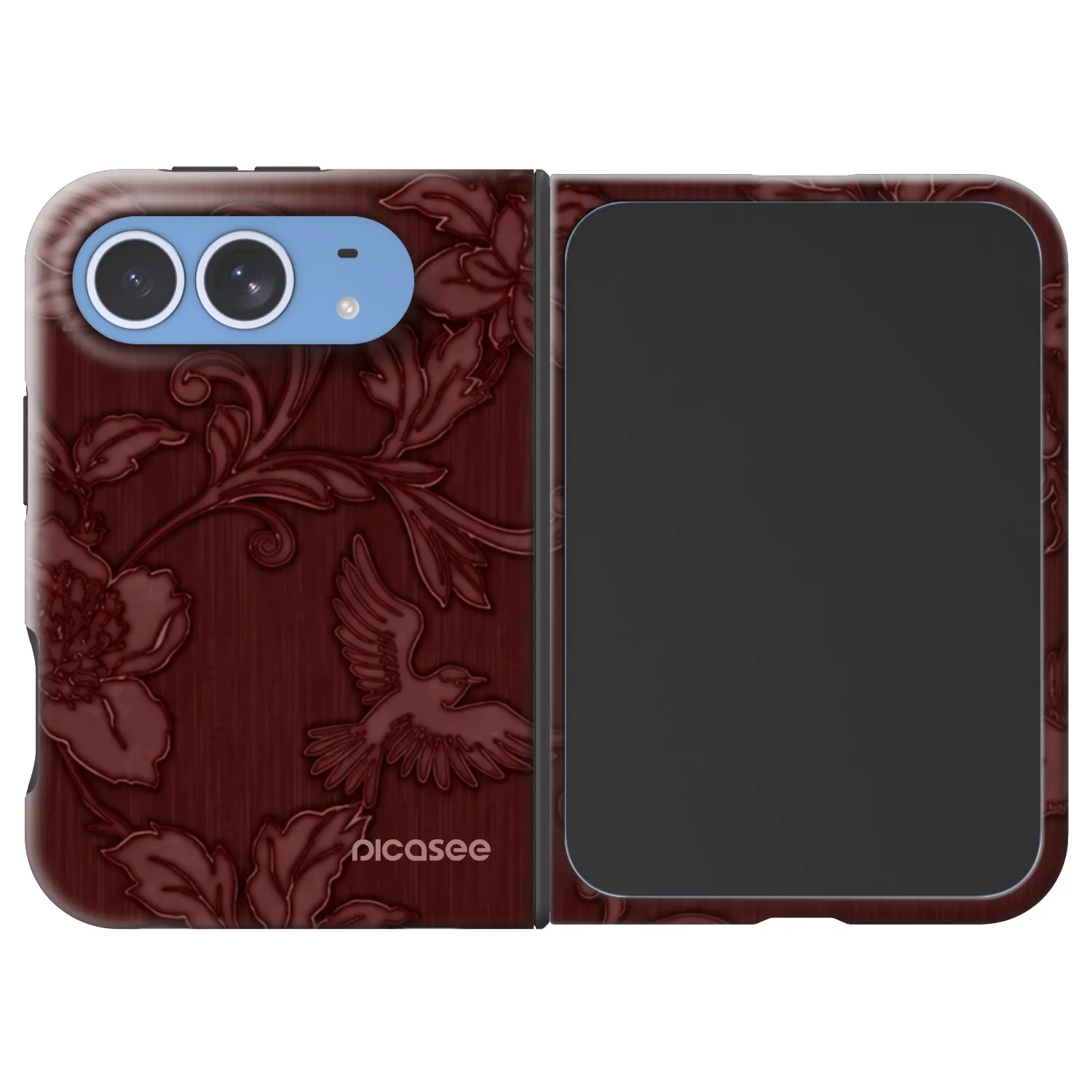 Picasee Fashion Case MagSafe na Apple iPhone Duo - Red Elegance